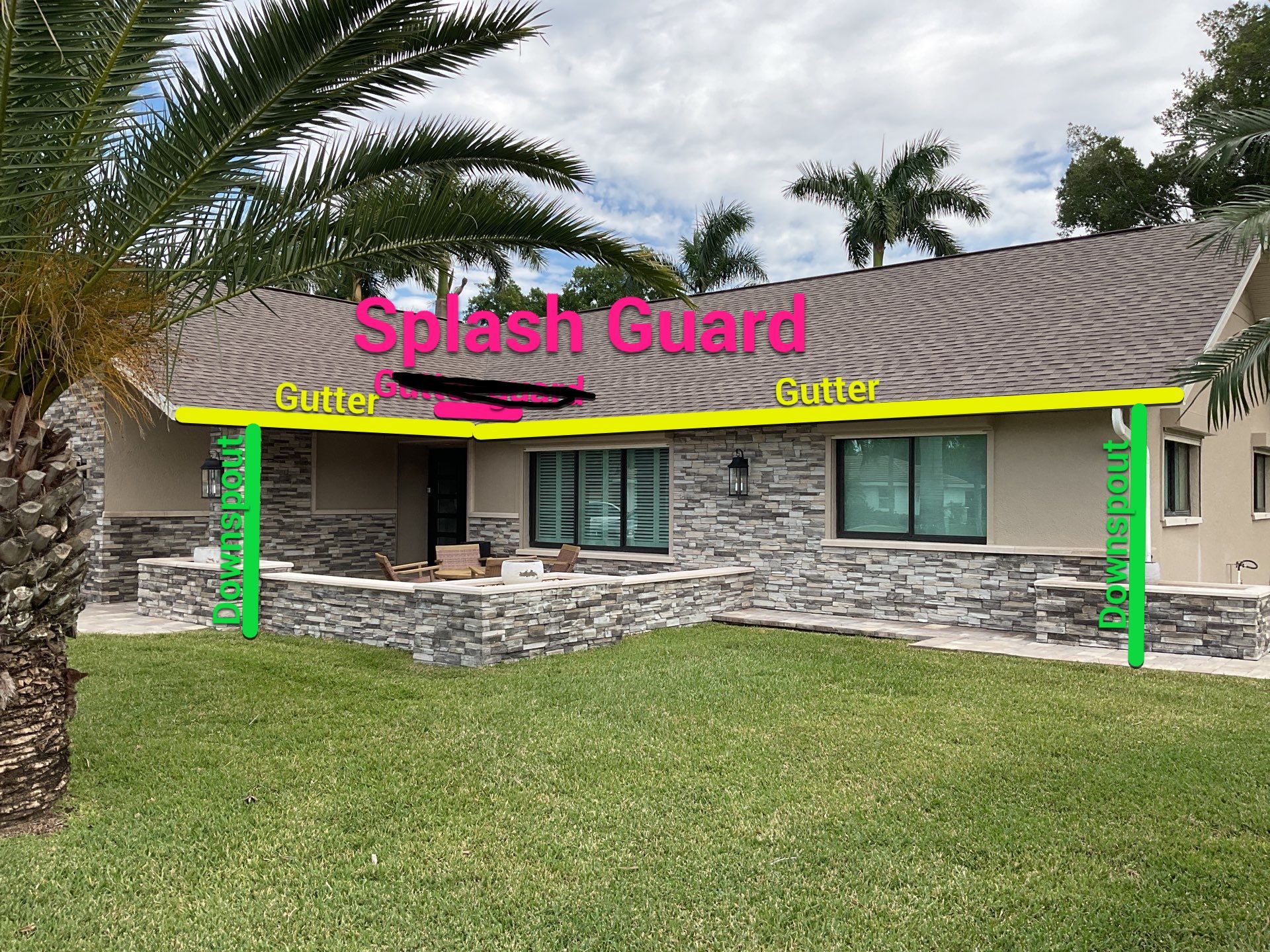 Seamless Gutters Installation in Fort Myers FL by Gutter Professor by Gutter Professors