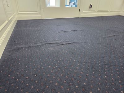 Repair of Buckling, Commercial Glue-down Carpet 