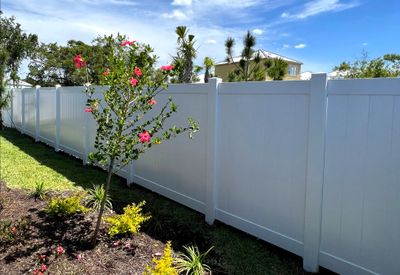 Vinyl Fence Installation using Vinyl Privacy Fence 