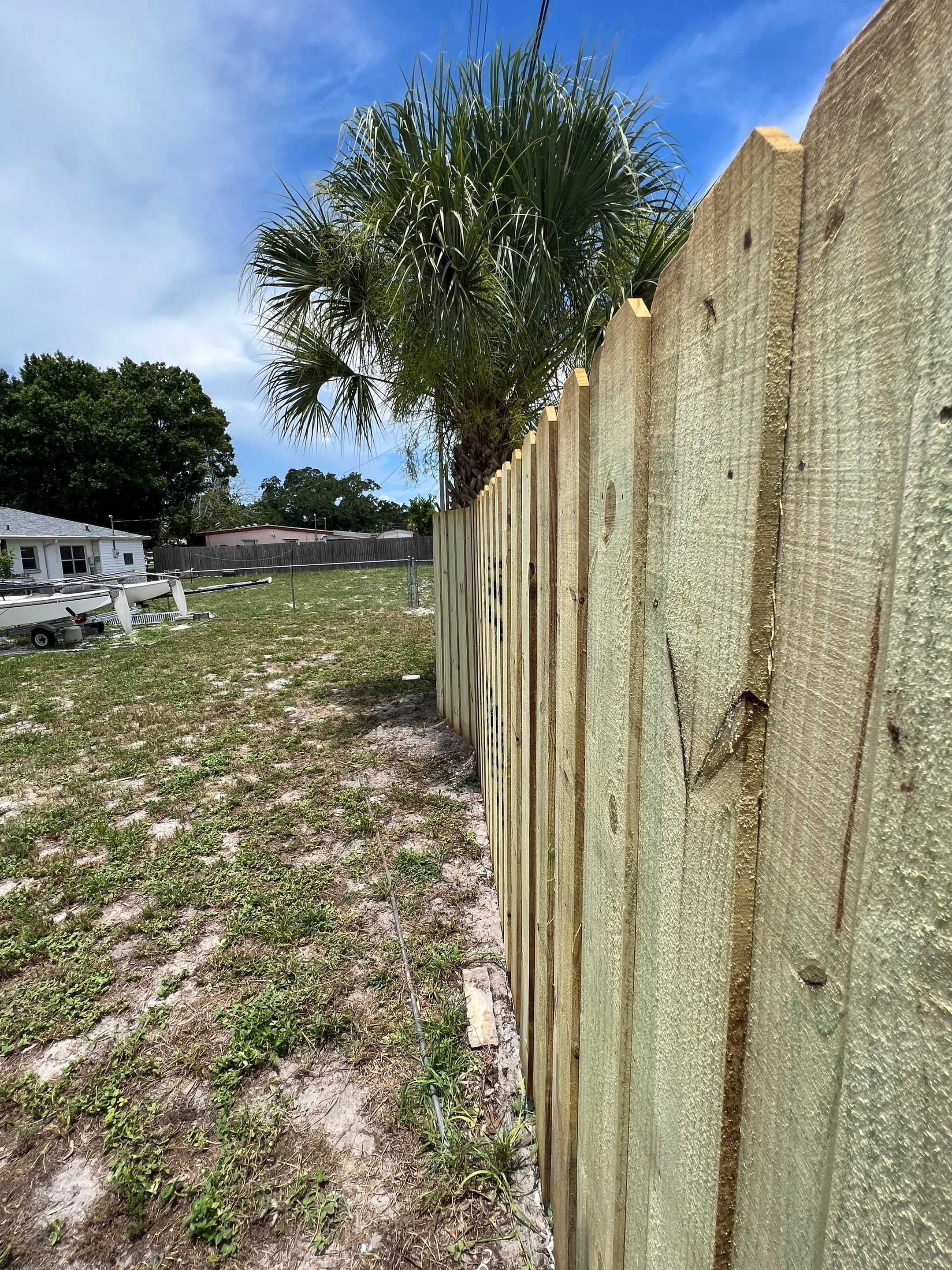 Bradenton, FL Wood Fence Installation using Board on Board Wood Fence by Asap fence and gates, LLC