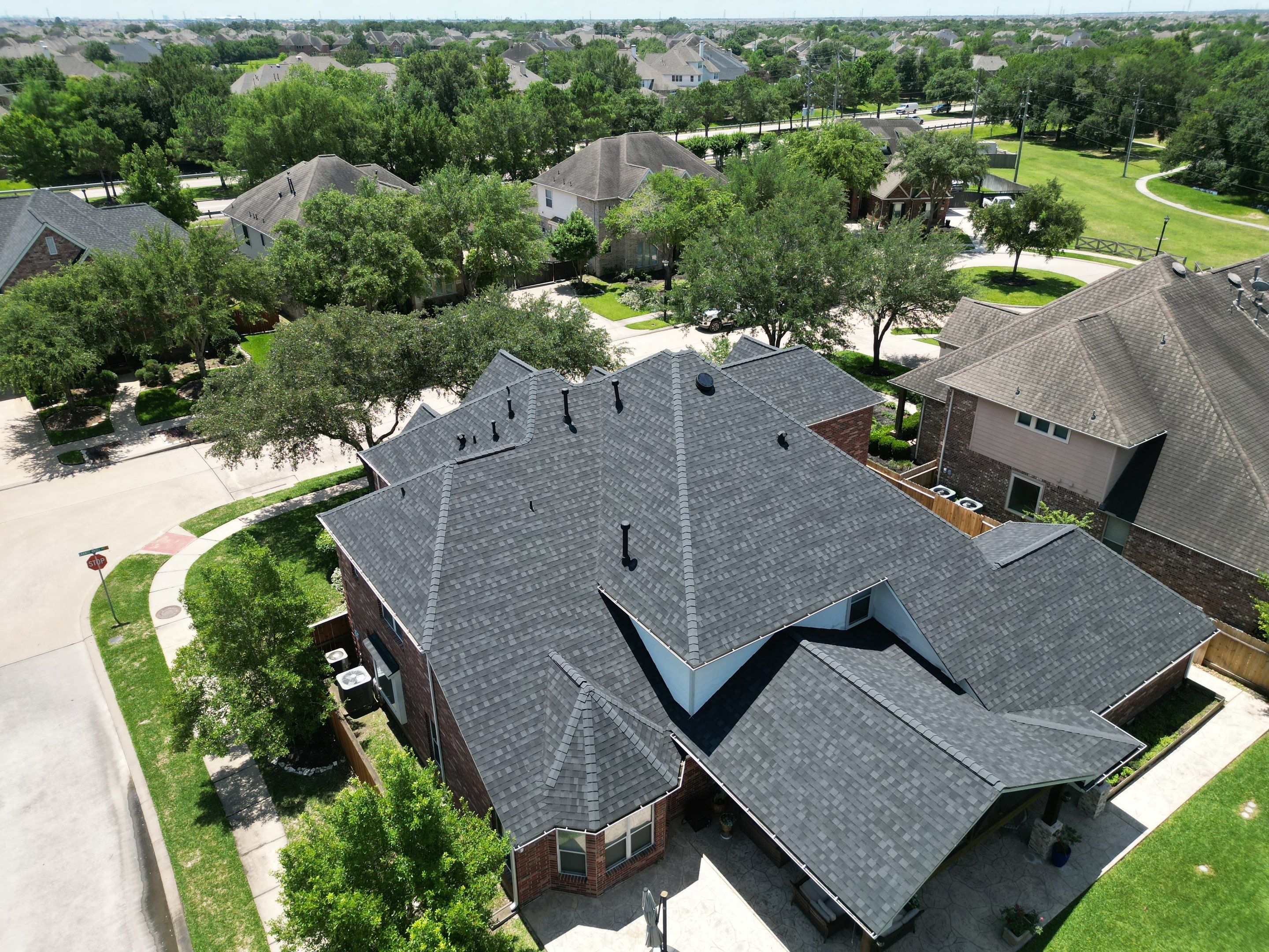 Residential Roofing Installation using IKO Dynasty in Cypress by Core Four Roofing