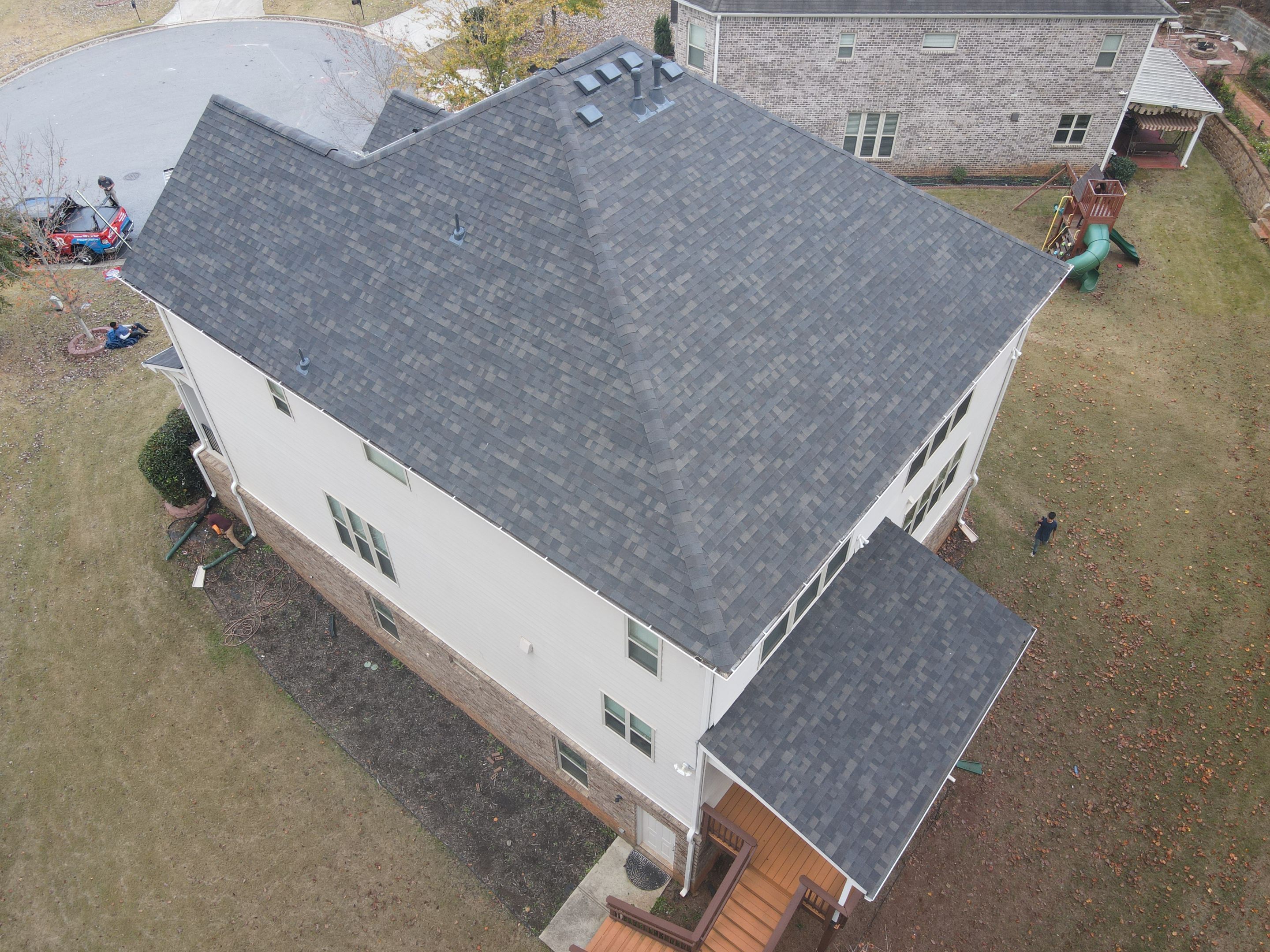 Residential Roofing Installation using Owens Corning by Inspector Roofing and Restoration