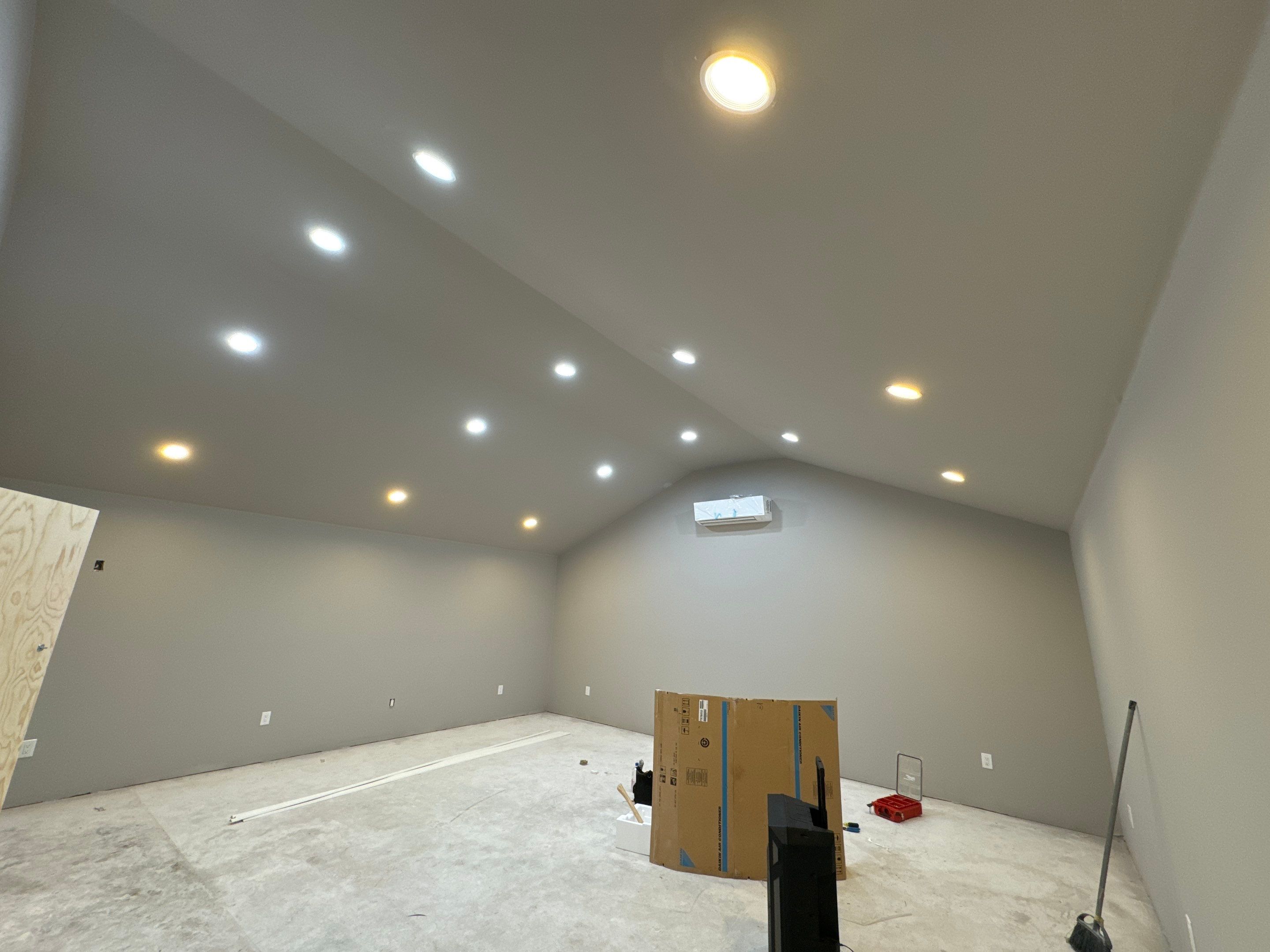 Custom Detached Studio Construction and Interior Finishing in Spring by Rolling Nations