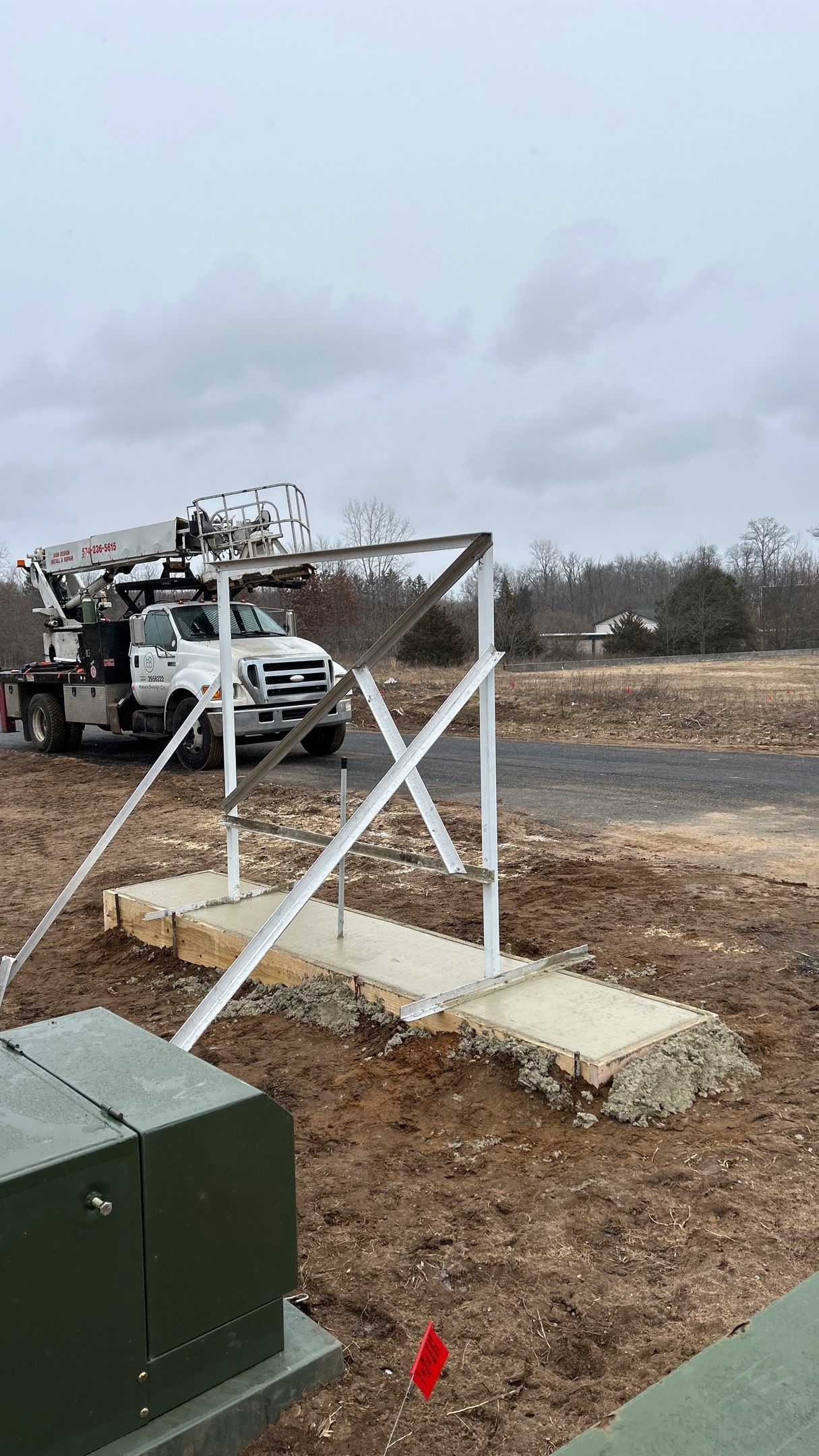 Custom Monument Signage and Interior Branding in Edwardsburg by Hayes Design co