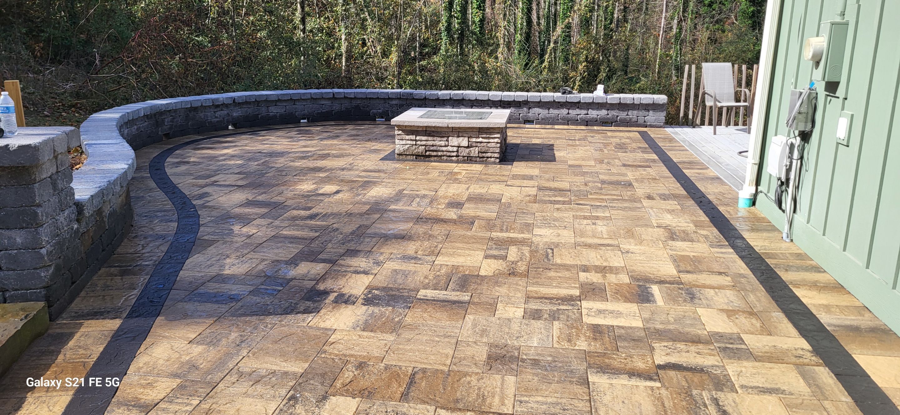 Patio & Fire Pit Retreat by B&B Landscaping