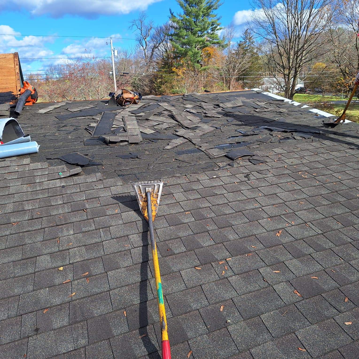 Two-Layer Tear-Off & Full Roof Replacement in Barrington, MA – Owens Corning Duration, Teak by JOHNNYS PRO