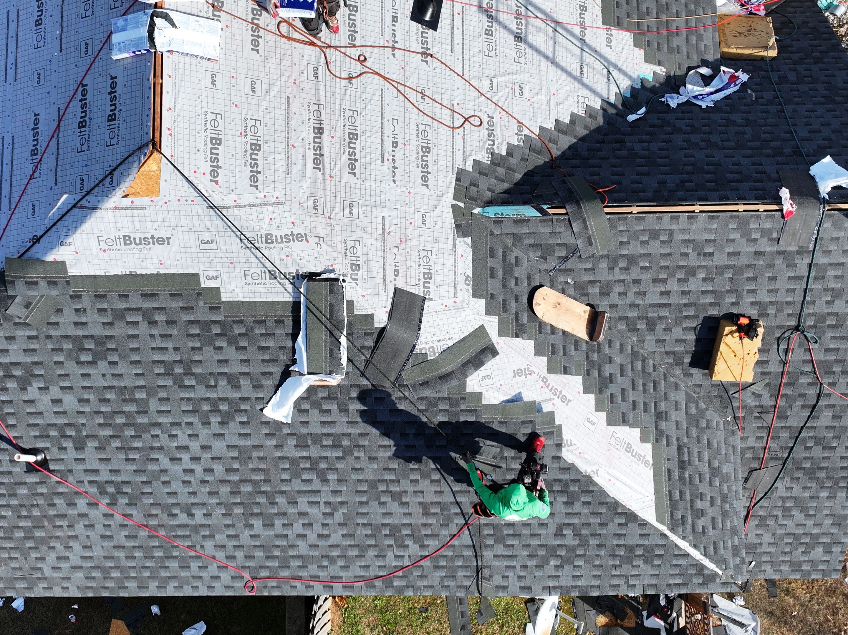 GAF Timberline HDZ in Charcoal by Element Pros Roofing, LLC