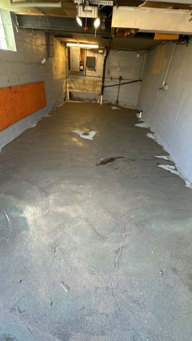 Basement + Garage Project in Pittsburgh by Floors in a Day, Inc