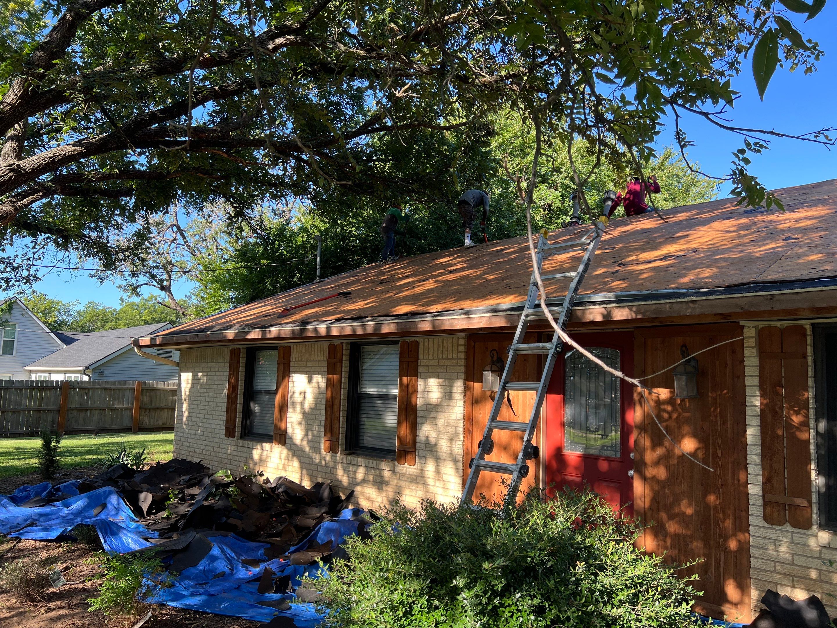 Project in Granbury by Lonestar Roofing and Restoration LLC.
