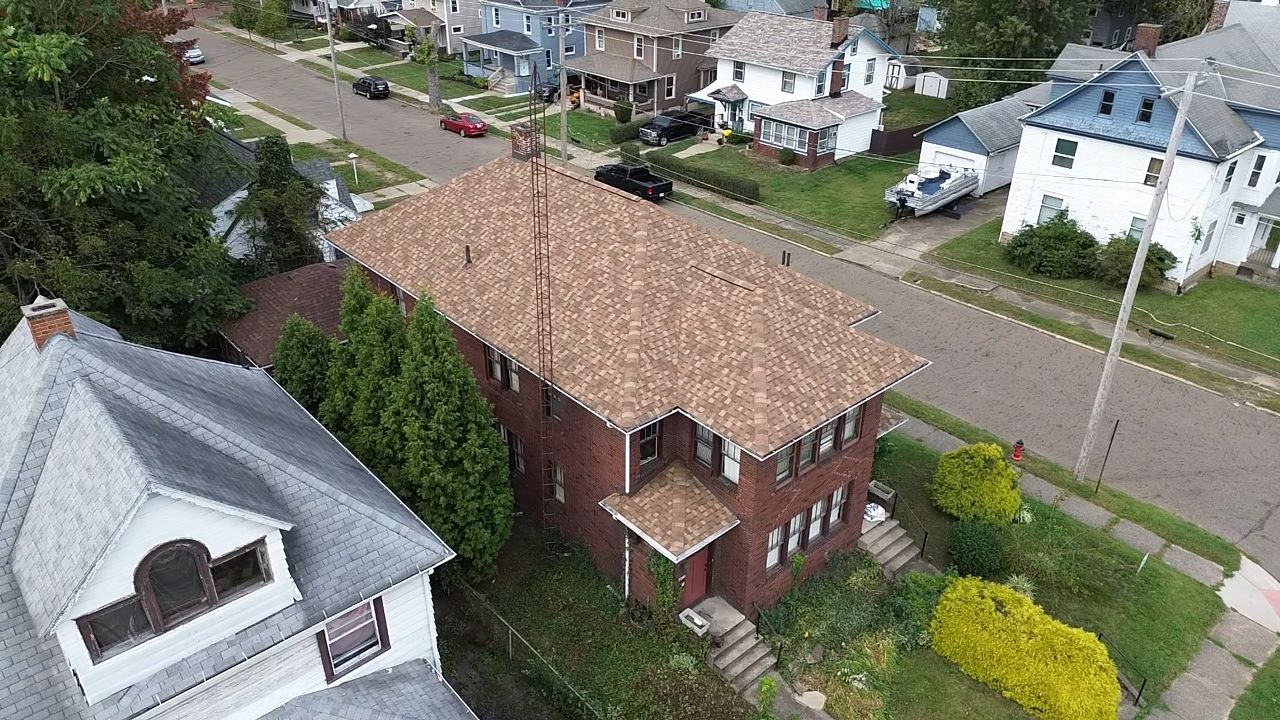 ATLAS PINNACLE COLOR: MORNING HARVEST DRIP EDGE: MUSKET BROWN by Eagle Eye Roofing
