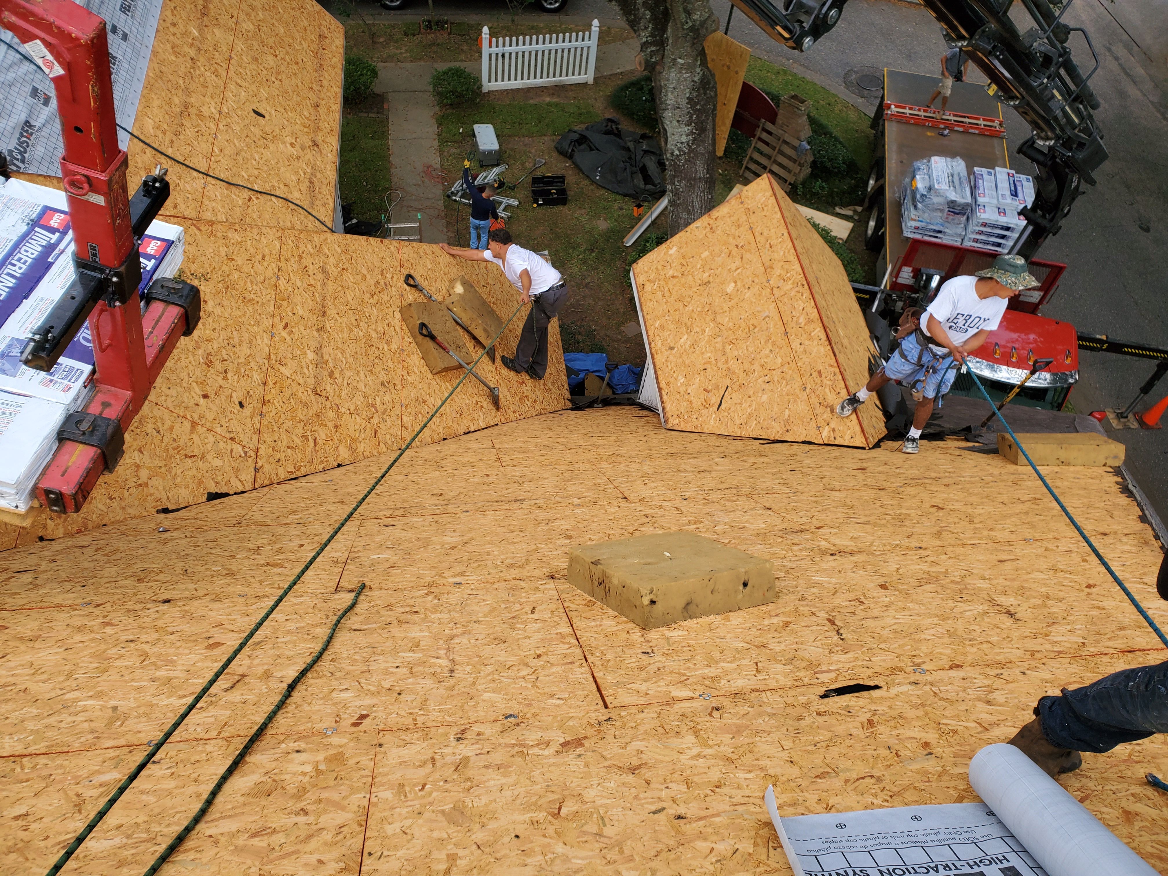 Residential Roofing Installation using Roof Replacement by American Roofing & Construction LLC