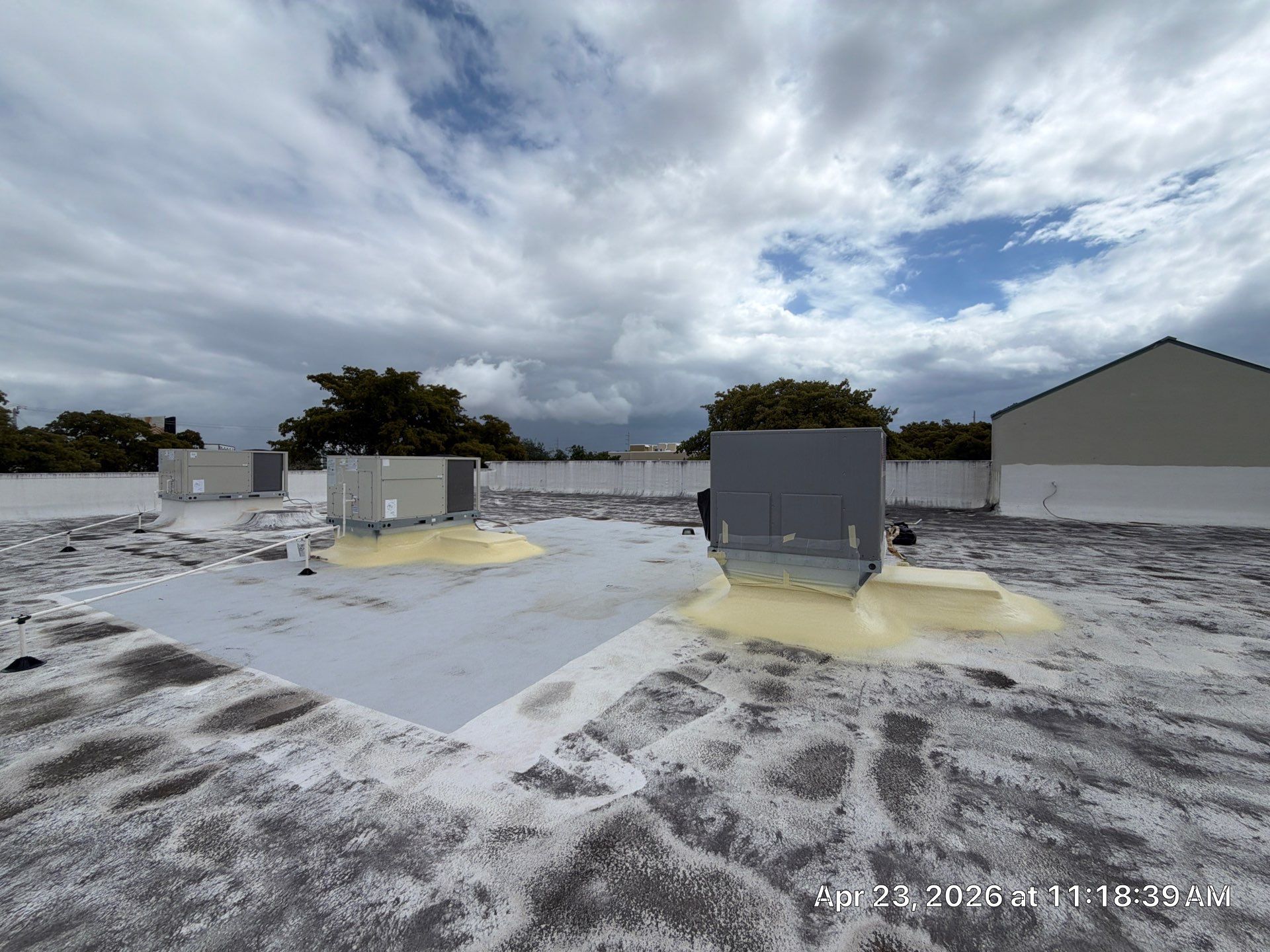 Commercial Flat Roof Restoration and Elastomeric Waterproofing in Delray Beach by Roof King LLC