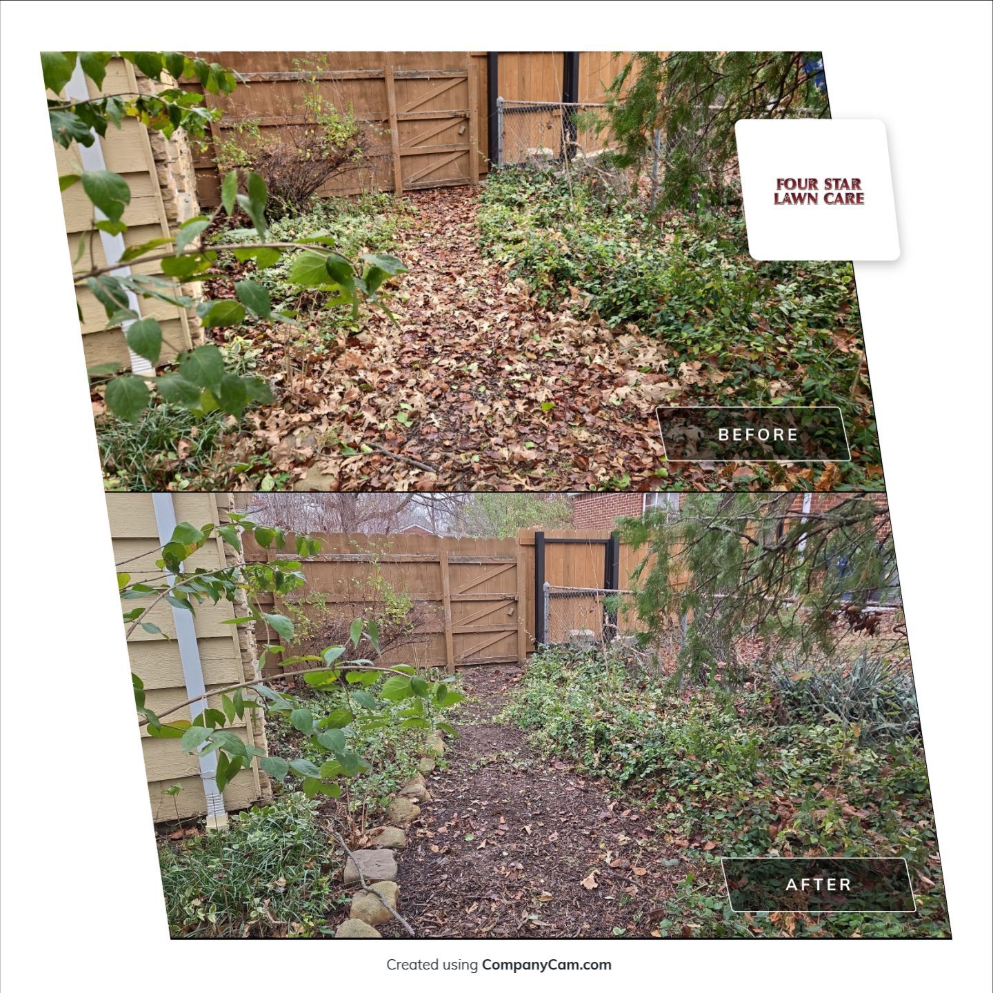 Project in Wichita by Four Star Lawn Care