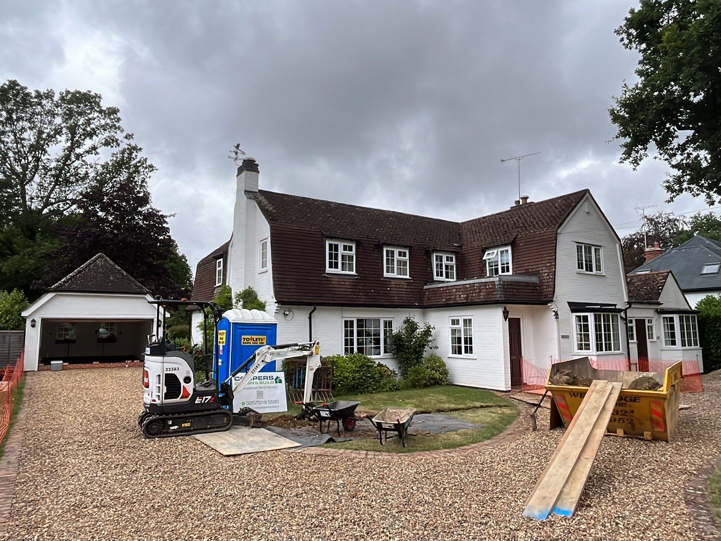 Garage Roof Clean using Honda 15lpm Low Pressure Washing Machine by Ges Exterior Cleaning ltd