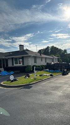 Cumming, GA Roof Replacement GAF Timberline HDZ Charcoal Black