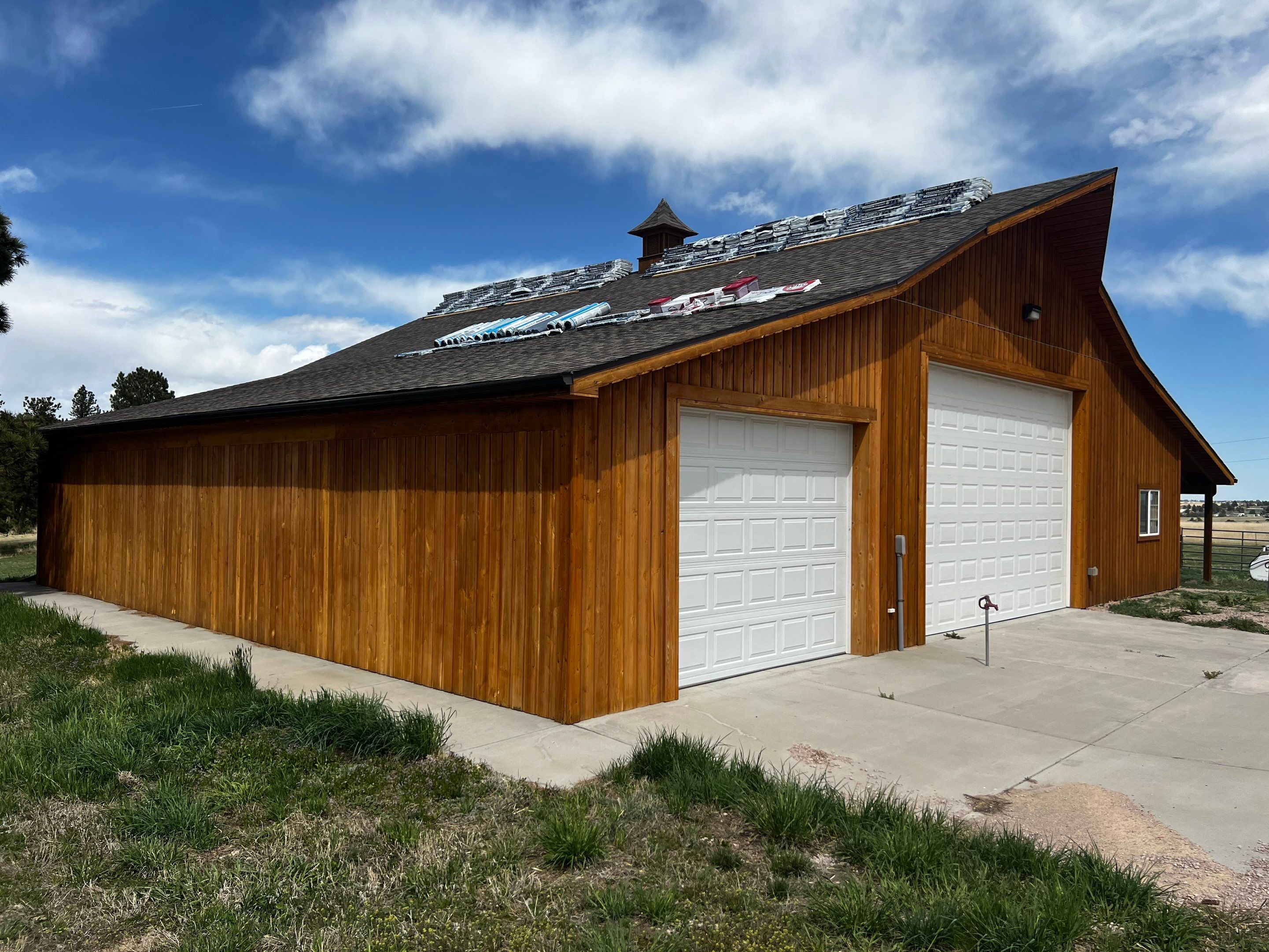 Residential Roofing Installation using Atlas Pinnacle Impact Weathered Wood by Blue Peaks Roofing LLC 