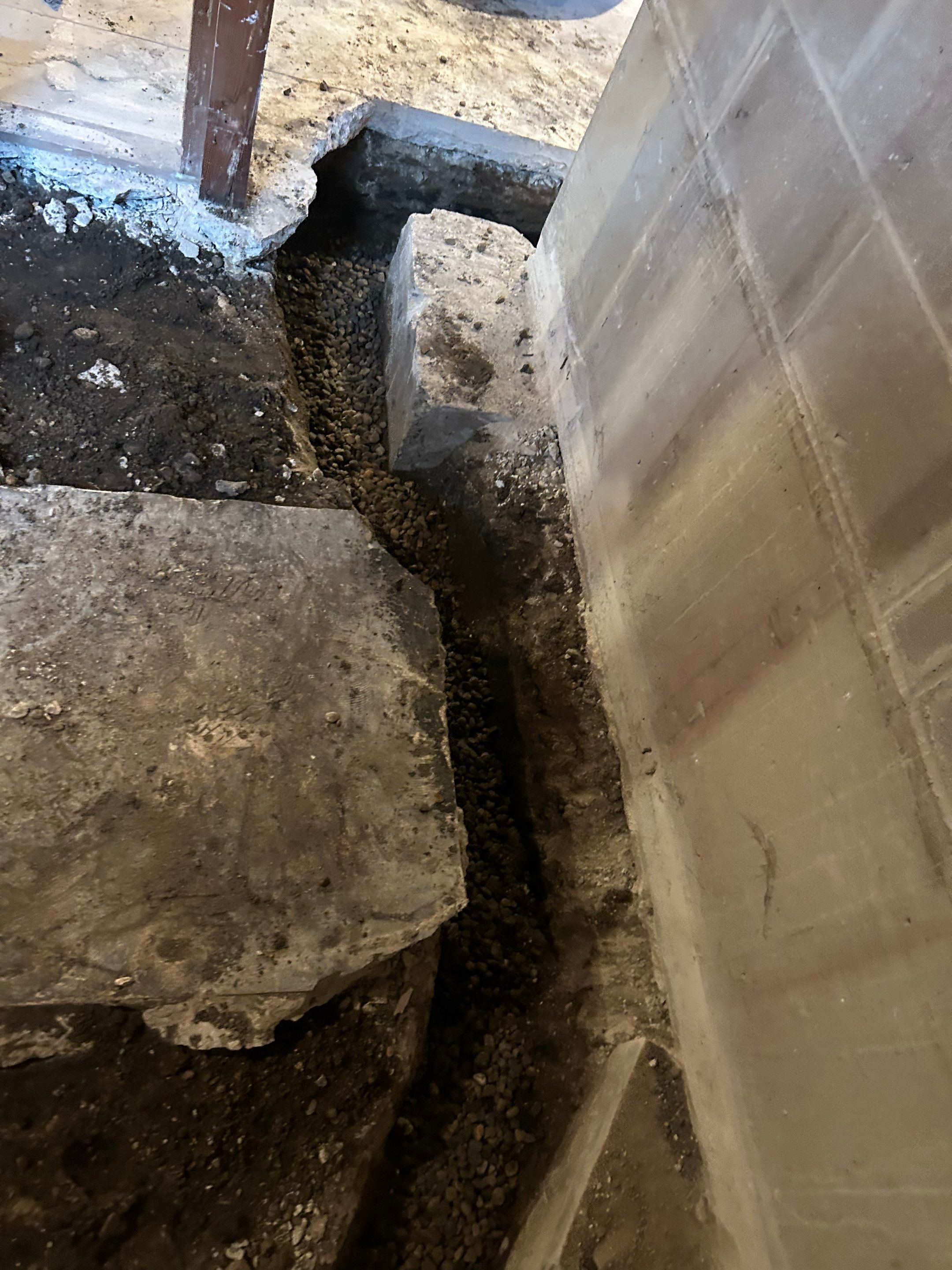 Drain tile for a General Contractor Partner by Waterproofing Northeast