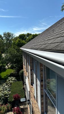Turtle Shell gutter protection installation in Naperville, IL 60540, photograph 7