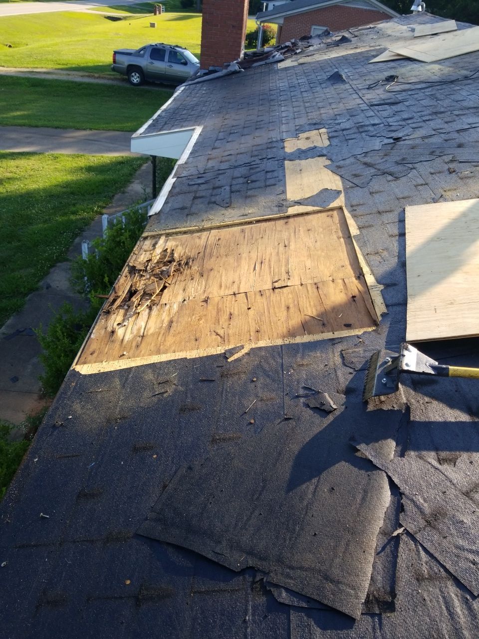 Re-roof by American Roofing NC