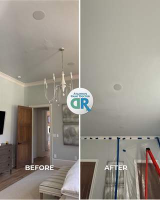 Interior Ceiling Repair – Bedroom Humidity Damage