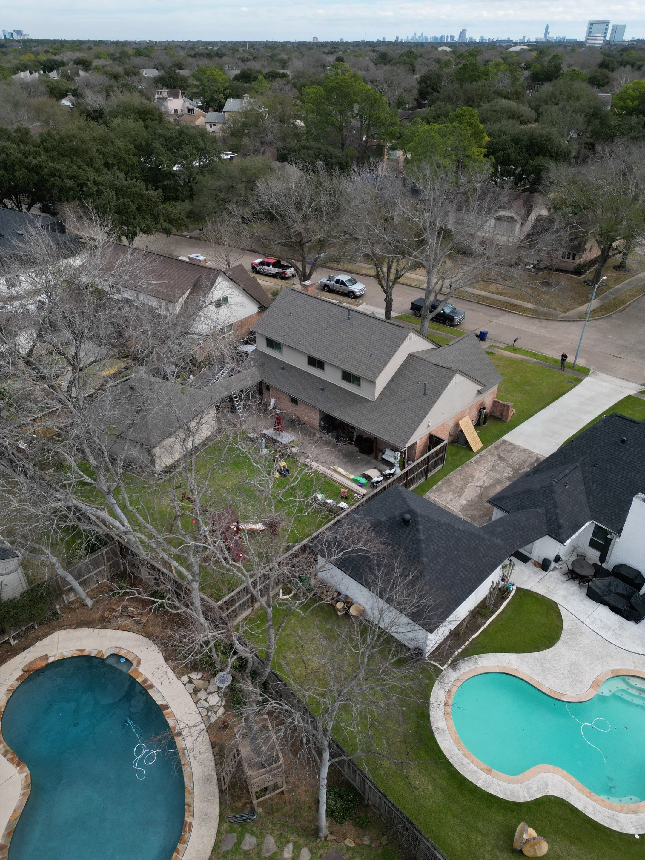 IKO Cambridge Weathered Wood by HHH Roofing & Construction