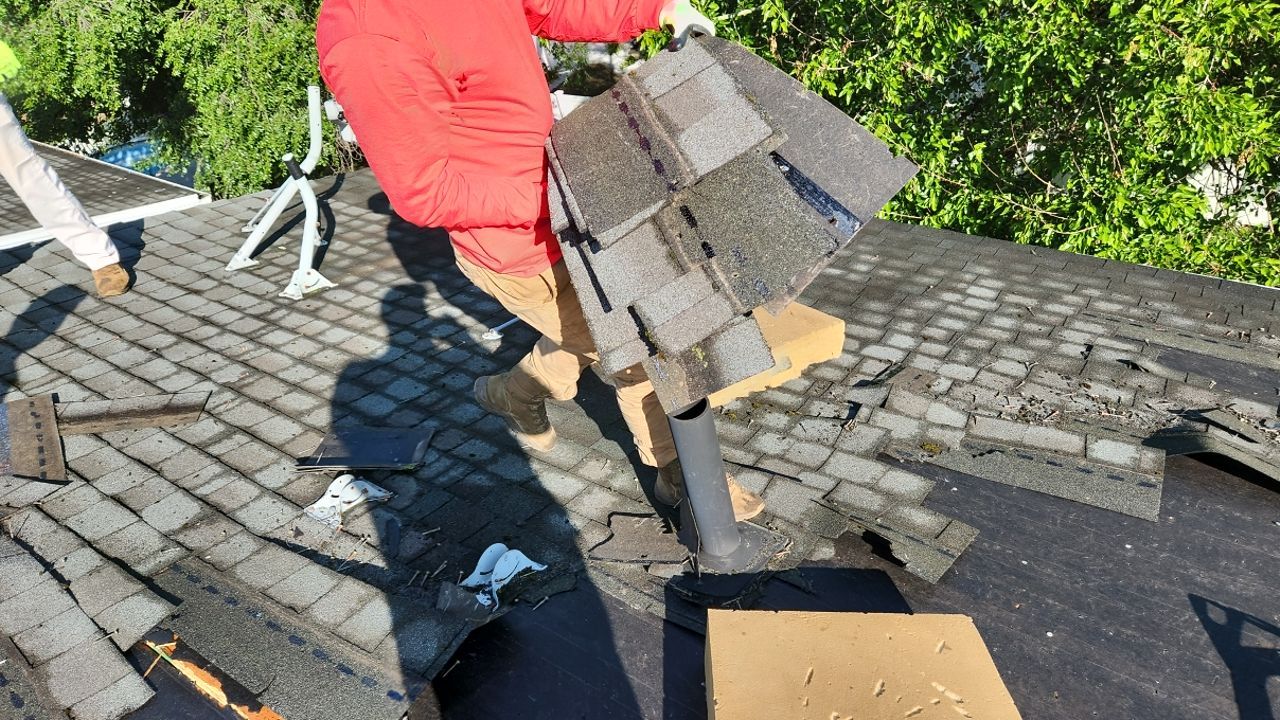 Residential Roofing Installation using Owens Corning TruDefinition by A Plus Exterior
