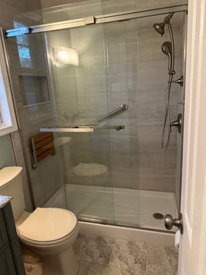 Primary Bathroom Shower Remodel - Laurel, MD