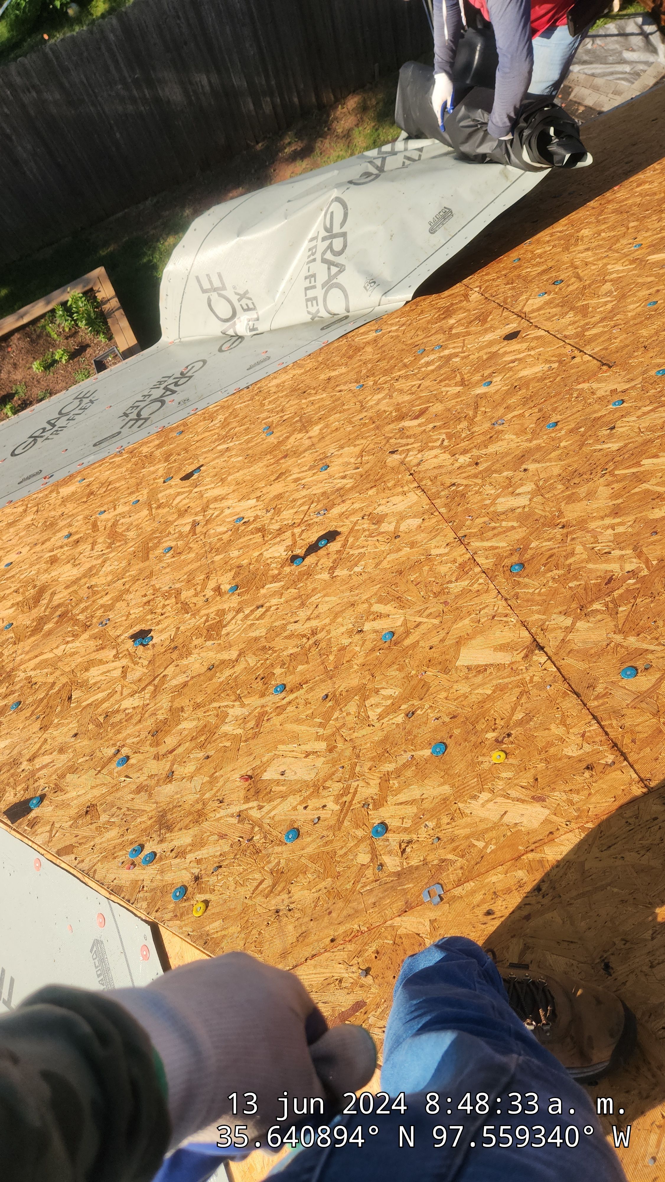 Reroof using GAF HDZ in Charcoal by Castillo Roofing