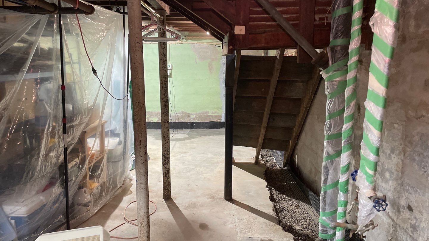 Interior Drain Tile & Foundation Crack Repair in Northeast Minneapolis by Waterproofing Northeast