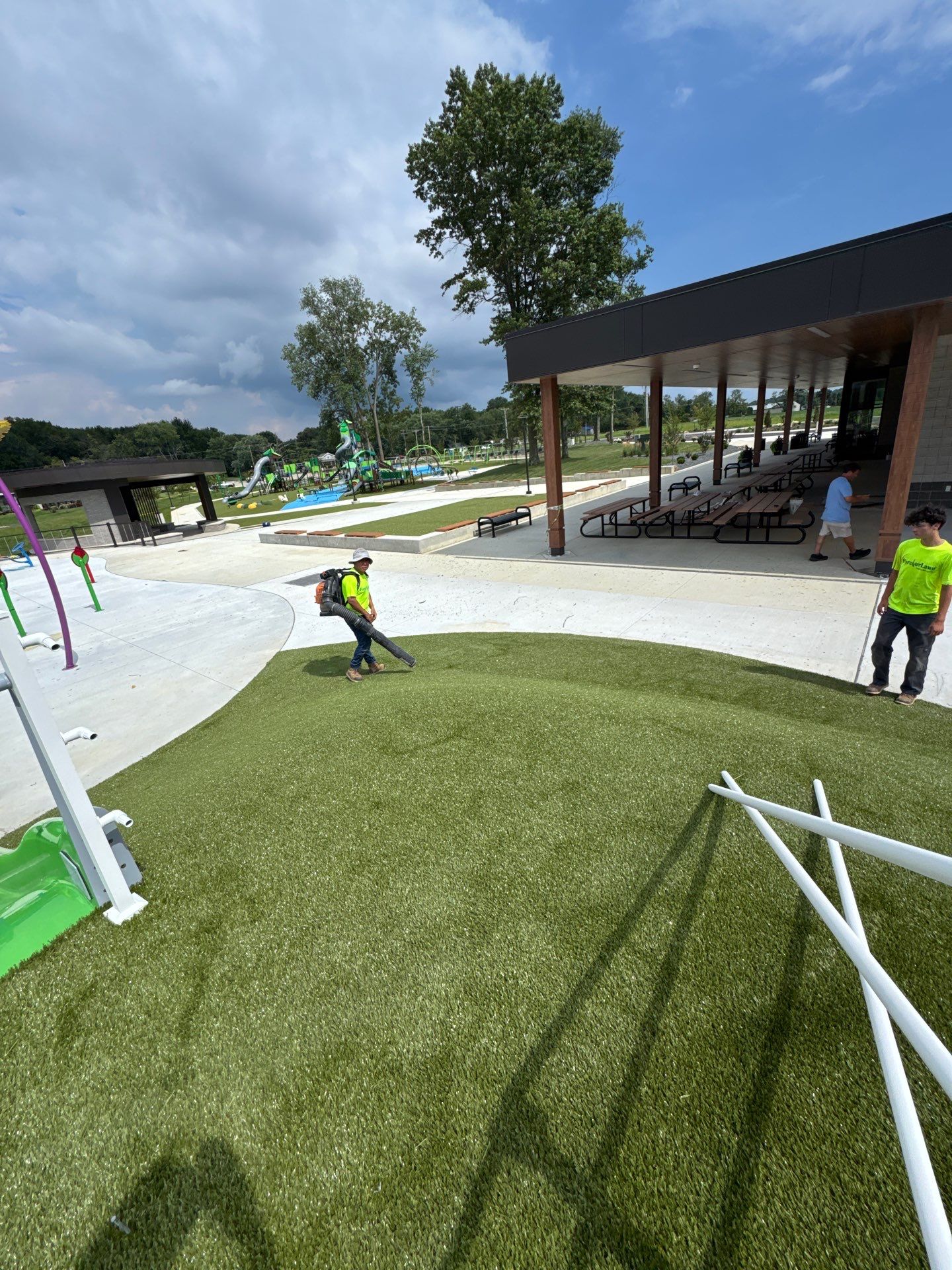 Playground Grass in Newburgh, IN by ForeverLawn NEIN/INDY