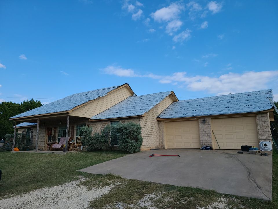 Residential Roofing Installation using PBR Metal Roof by Harvey Roofing & Construction