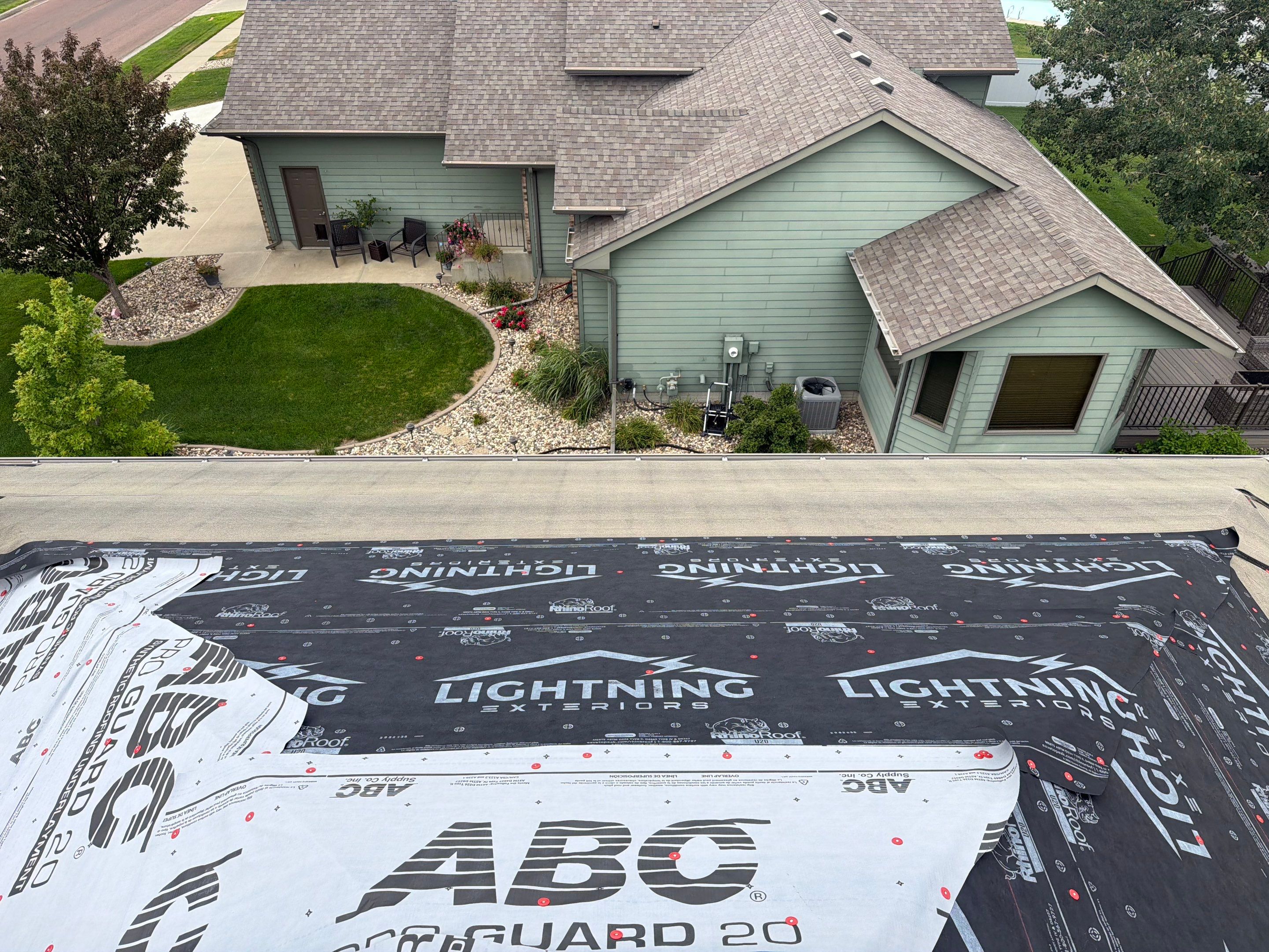 Sioux Falls Roof  by Lightning Exteriors