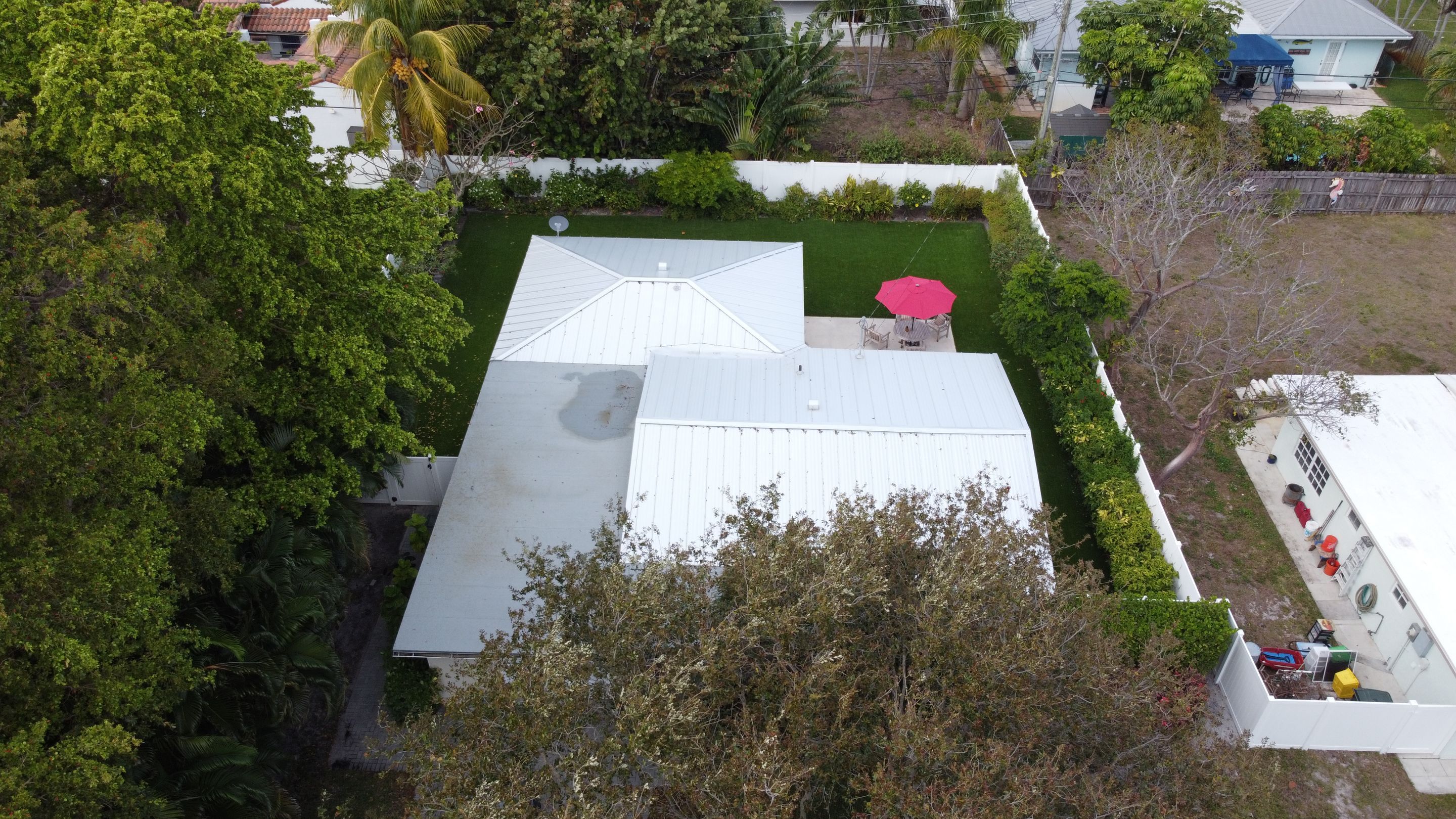 Residential Roofing Installation using 1" Nail strip metal roof by BLUES BROTHERS ROOFING