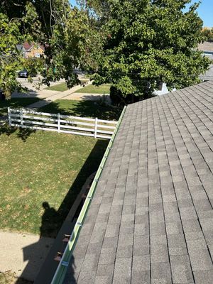 Turtle Shell gutter protection installation in Elgin, IL 60120, photograph 24