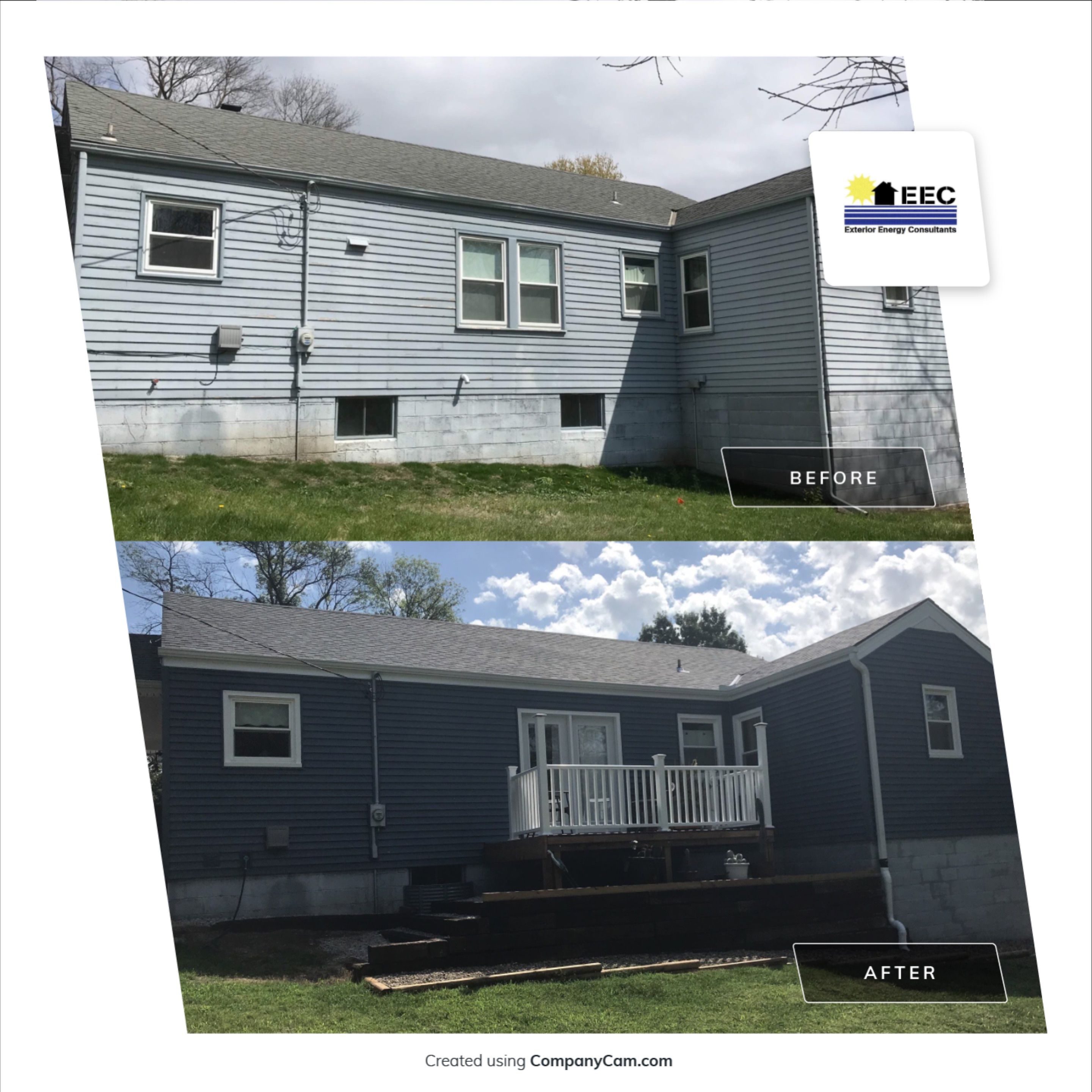 Siding Installation using Premium Point  by EEC  Windows, Siding & Roofing 