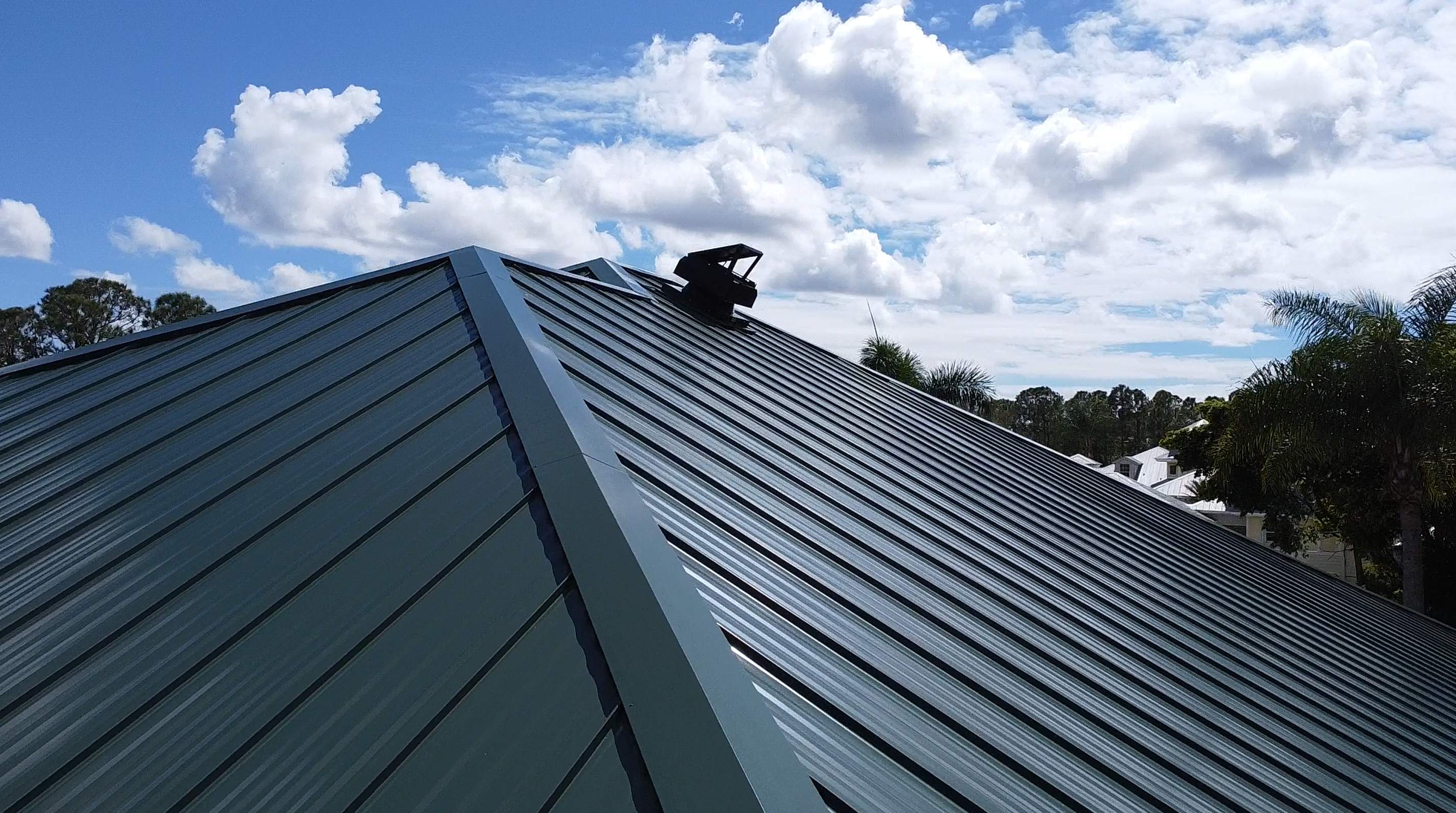 Kynar (Color Coated) Standing Seam Metal Roof Replacement by Sailfish Roofing