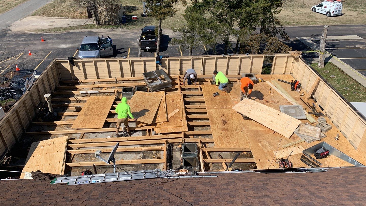 Full Commercial Roof Replacement using GAF Products in Anna Texas by Elite Roofing LLC