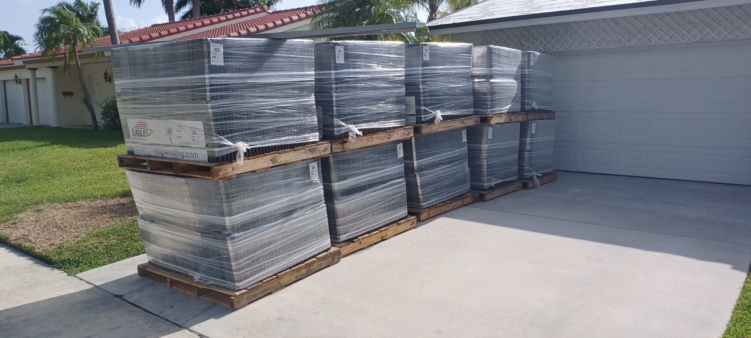 Residential Roofing Installation using Eagle Roofing Tile by BLUES BROTHERS ROOFING