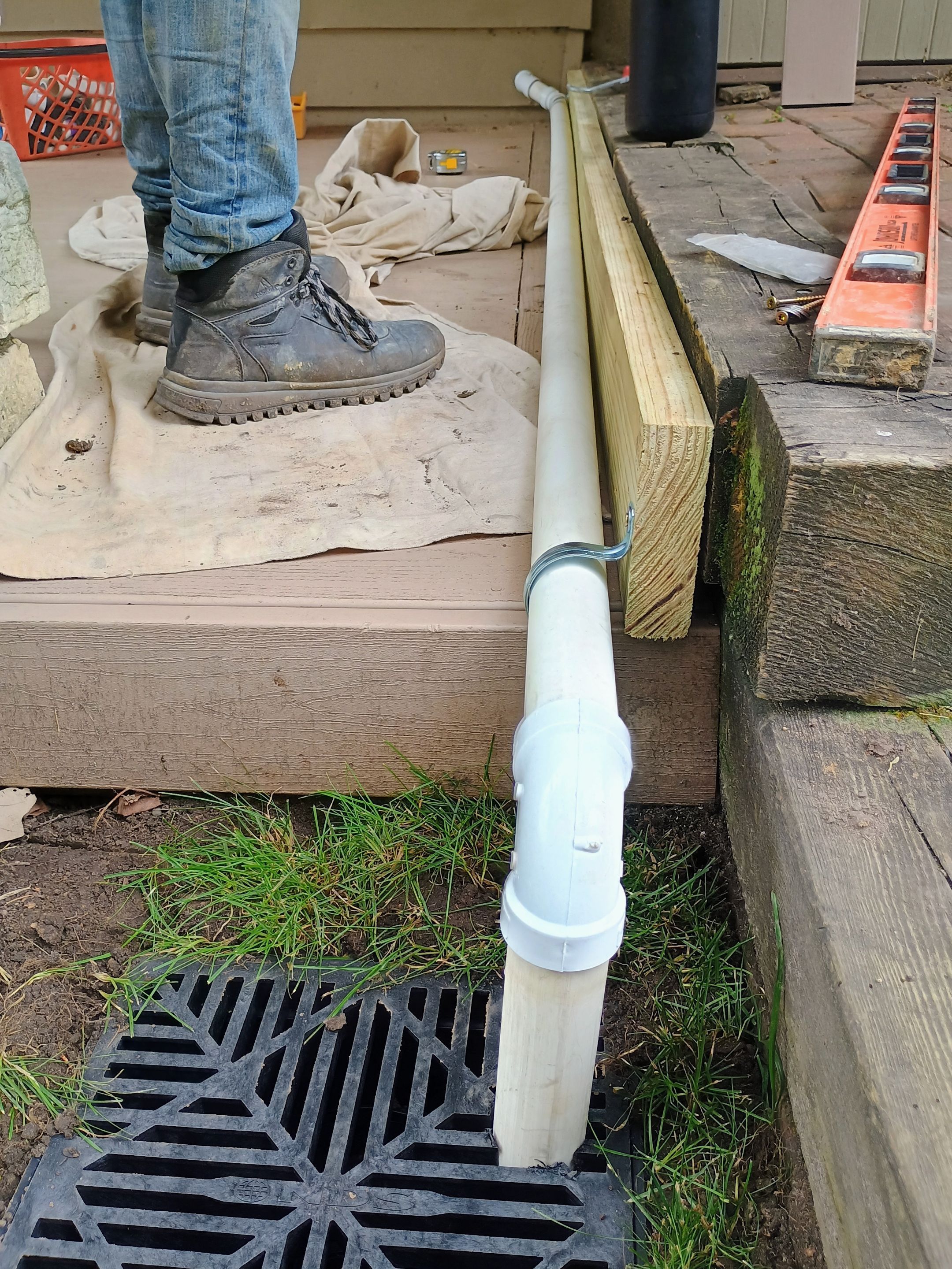 Richard’s Sump Pump Discharge Line Fix by Waterproofing Northeast