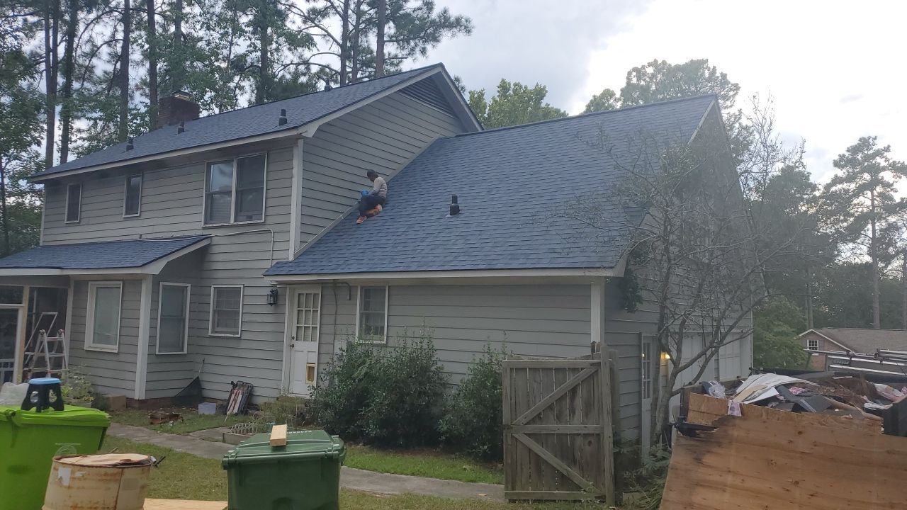 Residential Roofing and Porch Rebuild using Owens Corning Duration Shingles by Indigo State Roofing