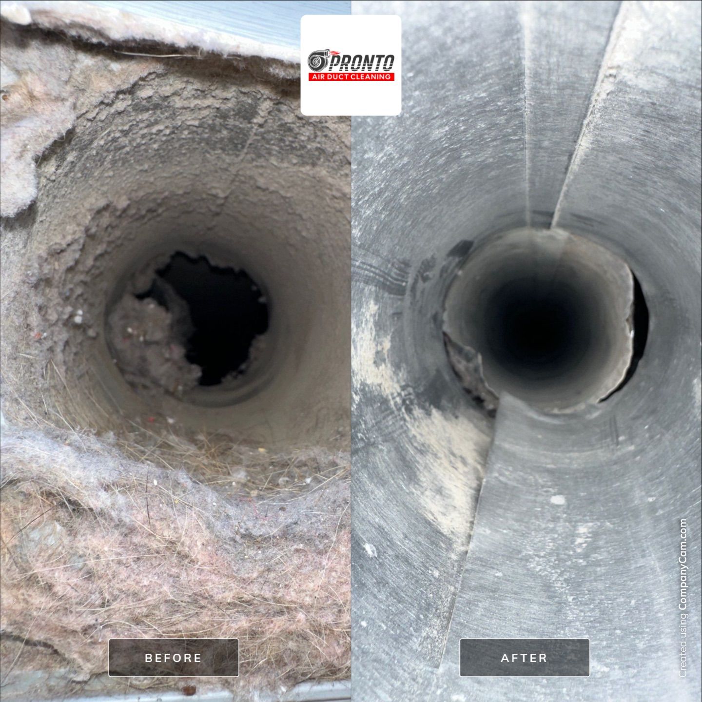 Air Duct Cleaning w/Duct Sanitizing by Pronto Air Duct Cleaning