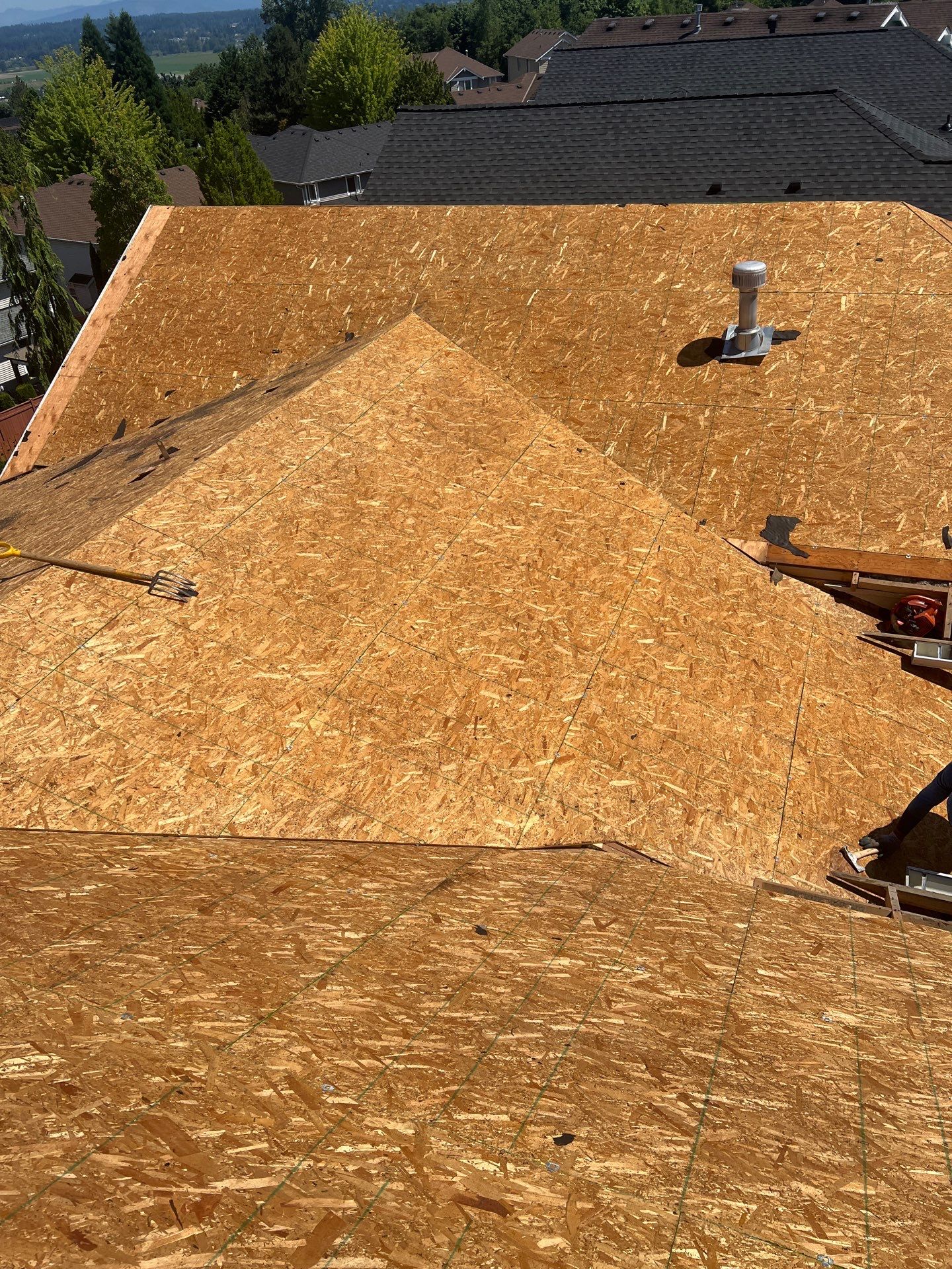 Residential Roofing Installation using GAF UHDZ Shingles by Roofing Formula LLC