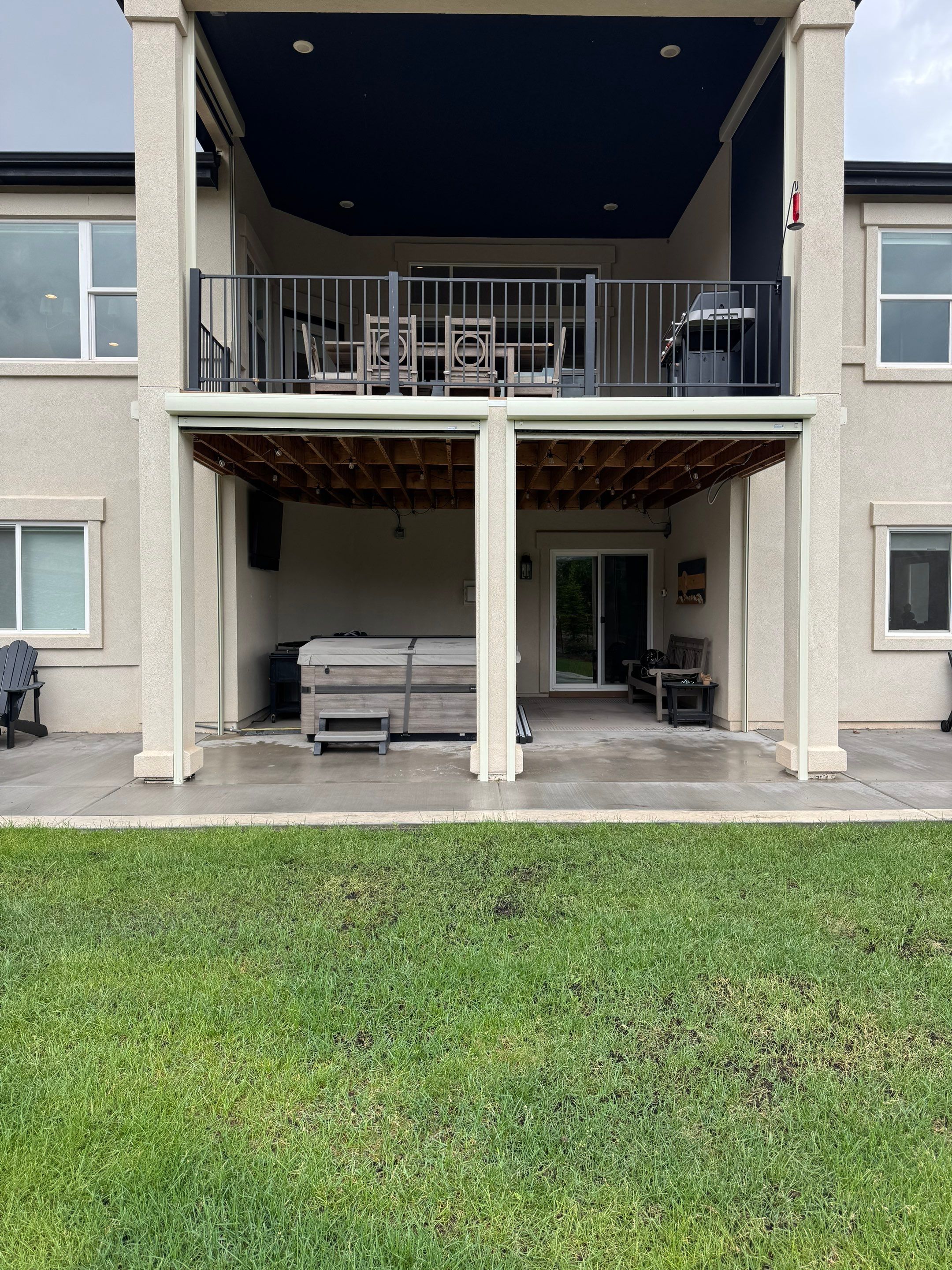 Motorized Screens using Progressive MagnaTrack Screens by Outdoor Solutions Colorado