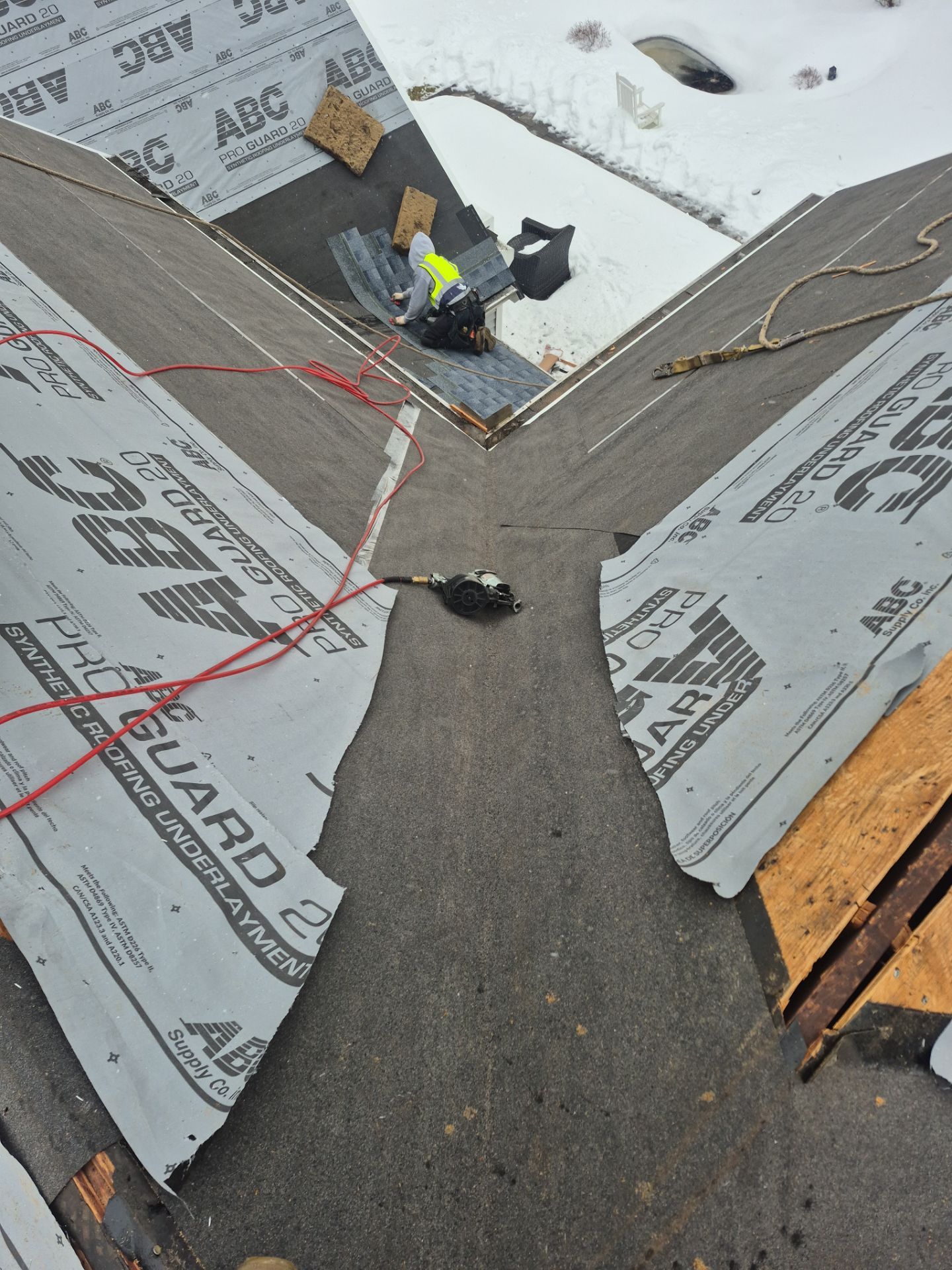 Project in Wethersfield, CT by Eagleview Restoration LLC