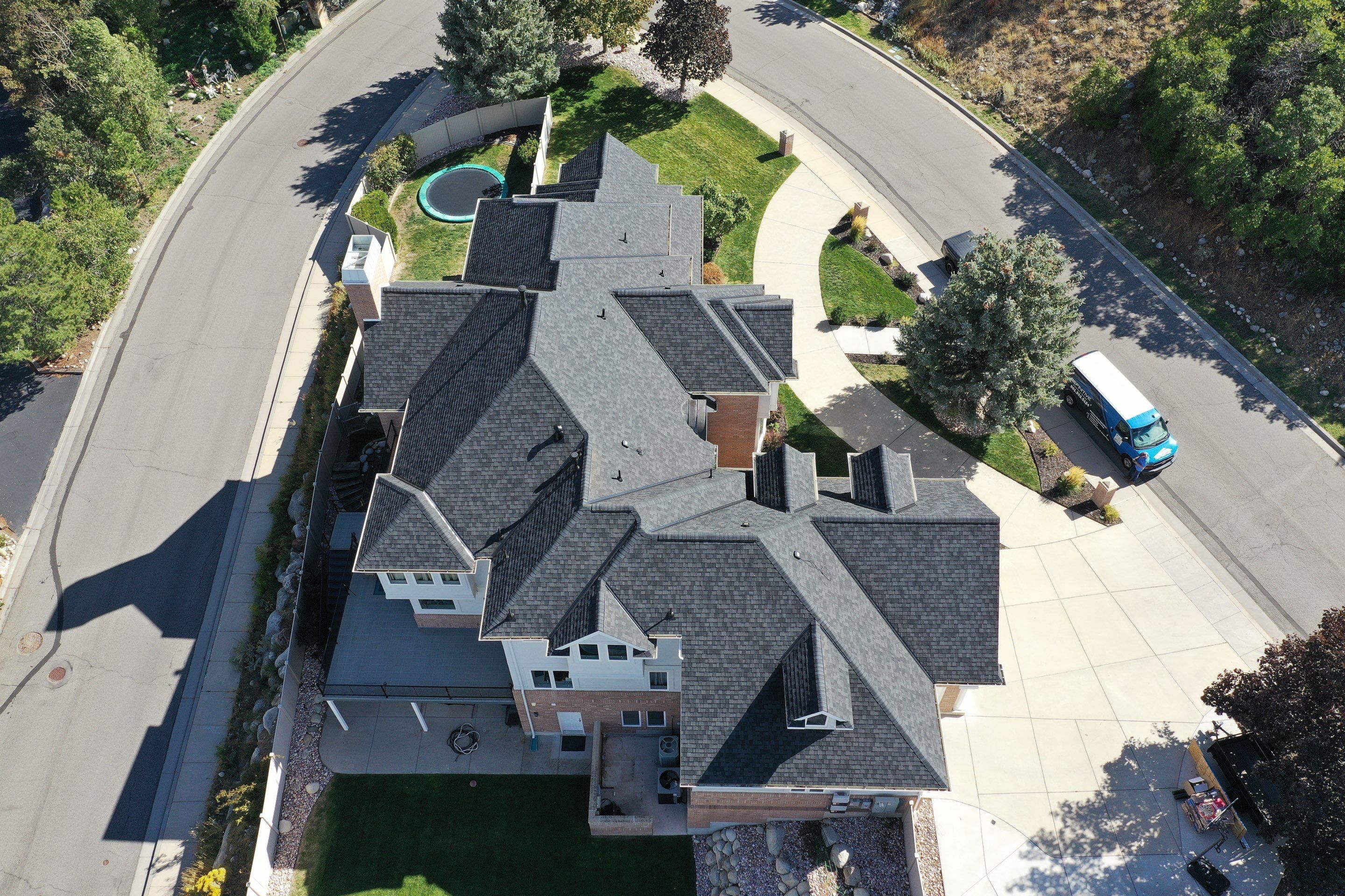 Residential Roofing installation  by Definitive Construction