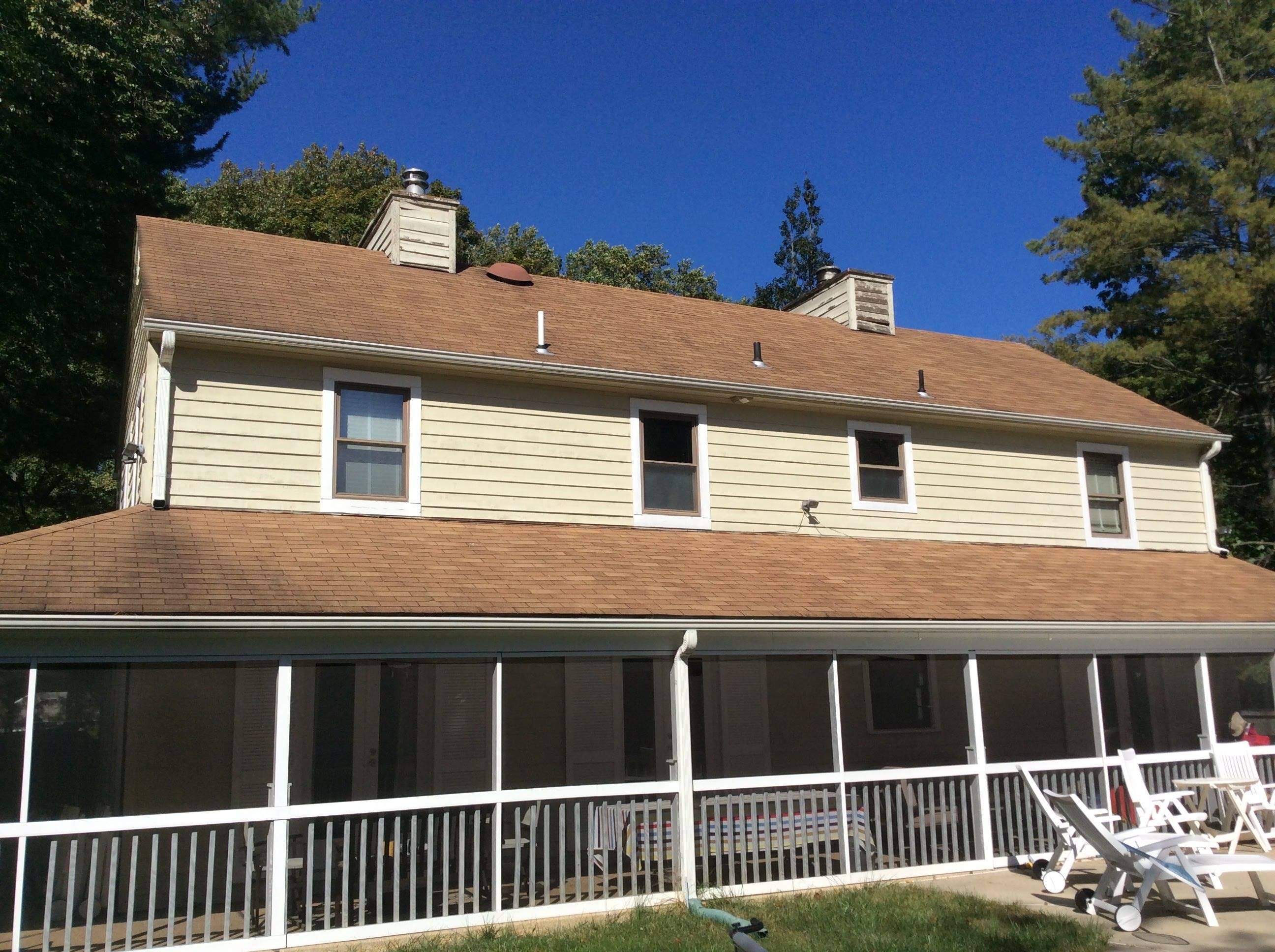 Residential Roofing Installation using Pewterwood Shingles  by Alpha Design Services
