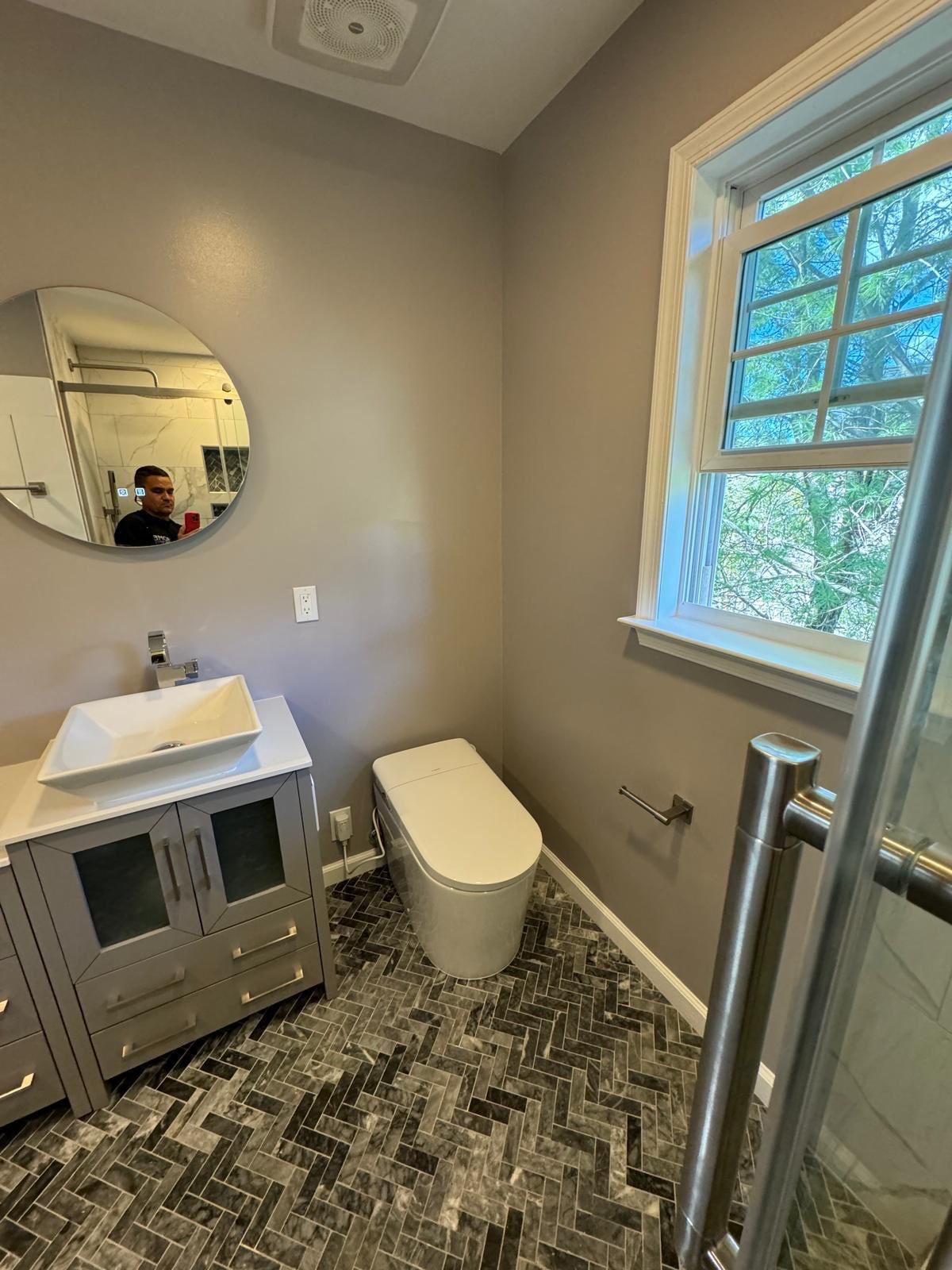 Bathroom Remodel using Tile by Home Concepts Construction
