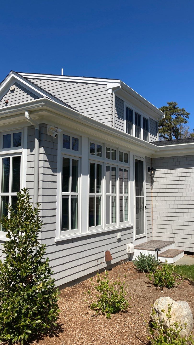 Gutter Installation using 6" K-Style Aluminum Gutter by Gutter Pro Enterprises