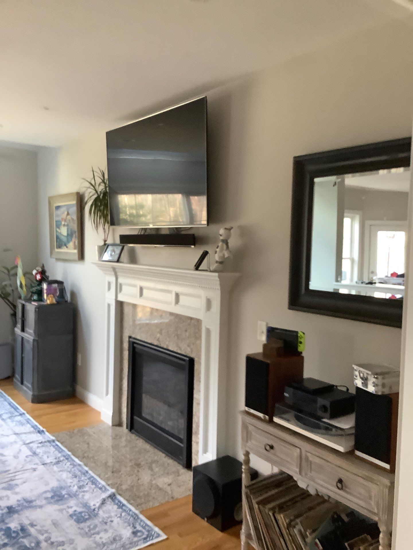 Custom Built-In Cabinetry with Bookshelves by Dennis Moffitt Painting