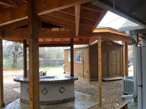 Covered Walkway Patio for a Private School by First United Roofing & Construction